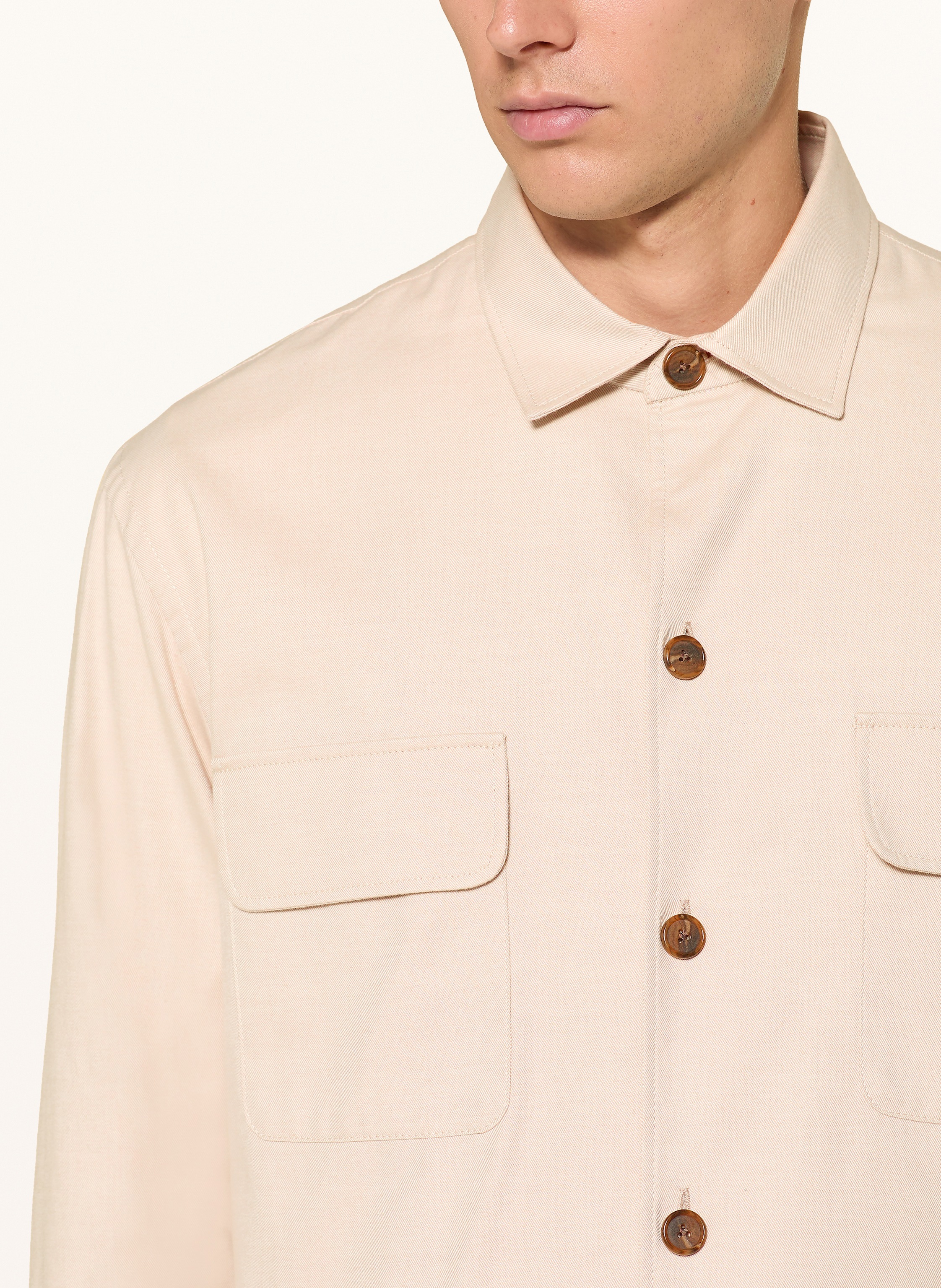 Thumbnail - Van Laack Overshirt Reydin beige