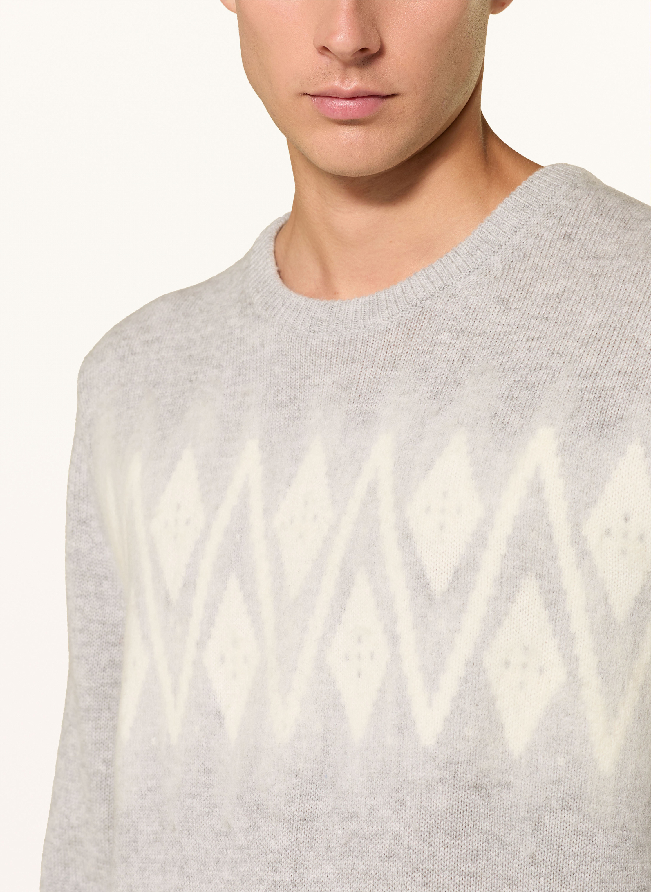 Thumbnail - Van Laack Pullover Vl-Cash grau