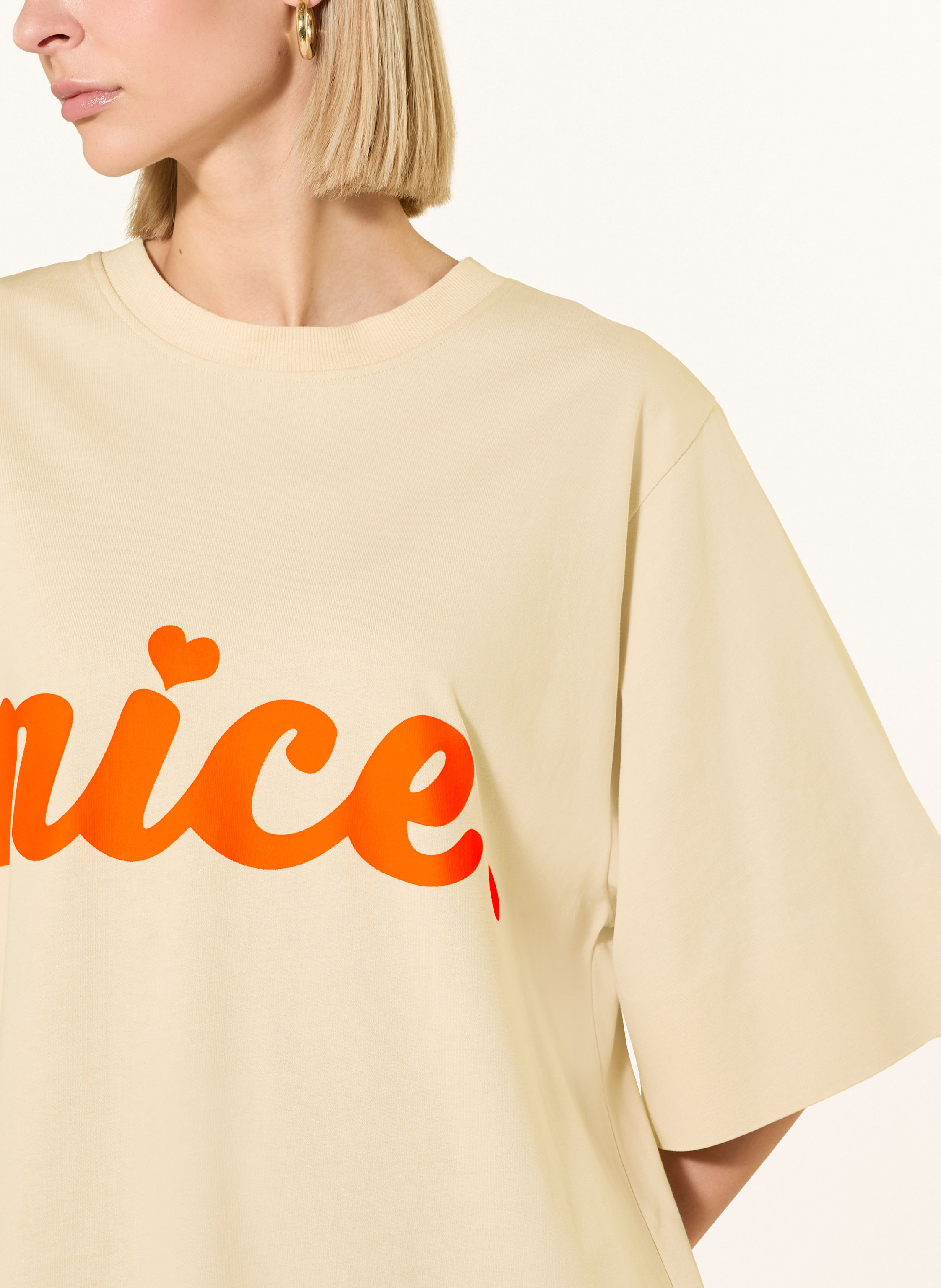 Thumbnail - Miss Goodlife Jerseykleid beige