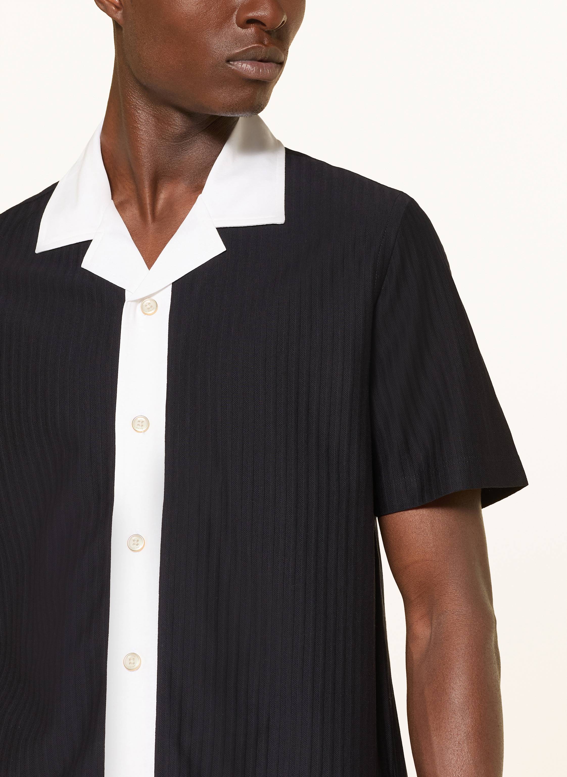 Thumbnail - Reiss Resorthemd Aster Regular Fit Aus Jersey blau