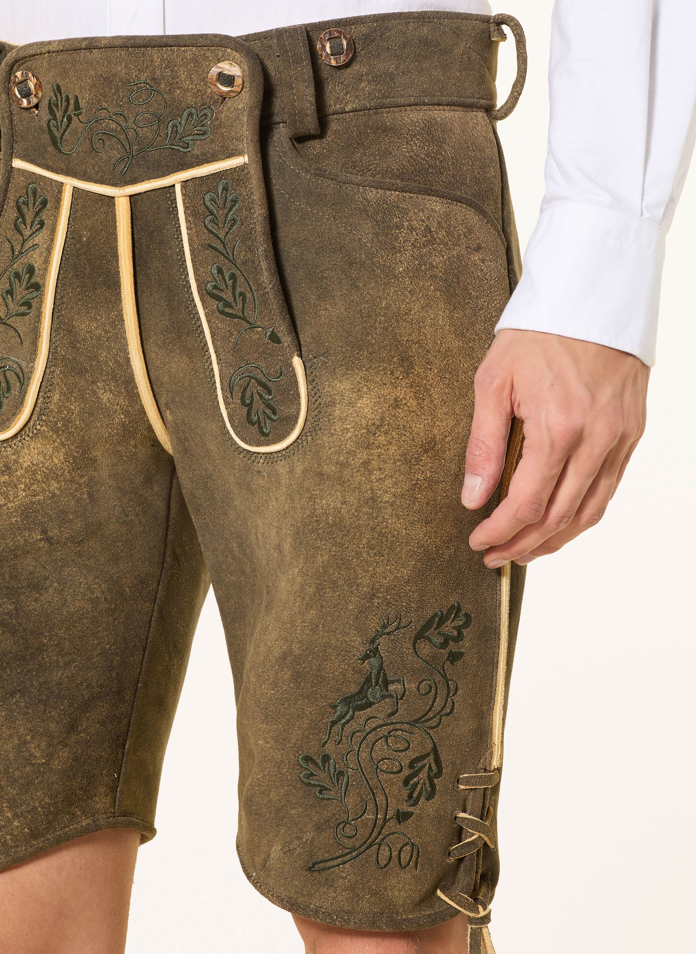 Thumbnail - Beckert Trachten-Lederhose Bayrischzell-Manufaktur beige