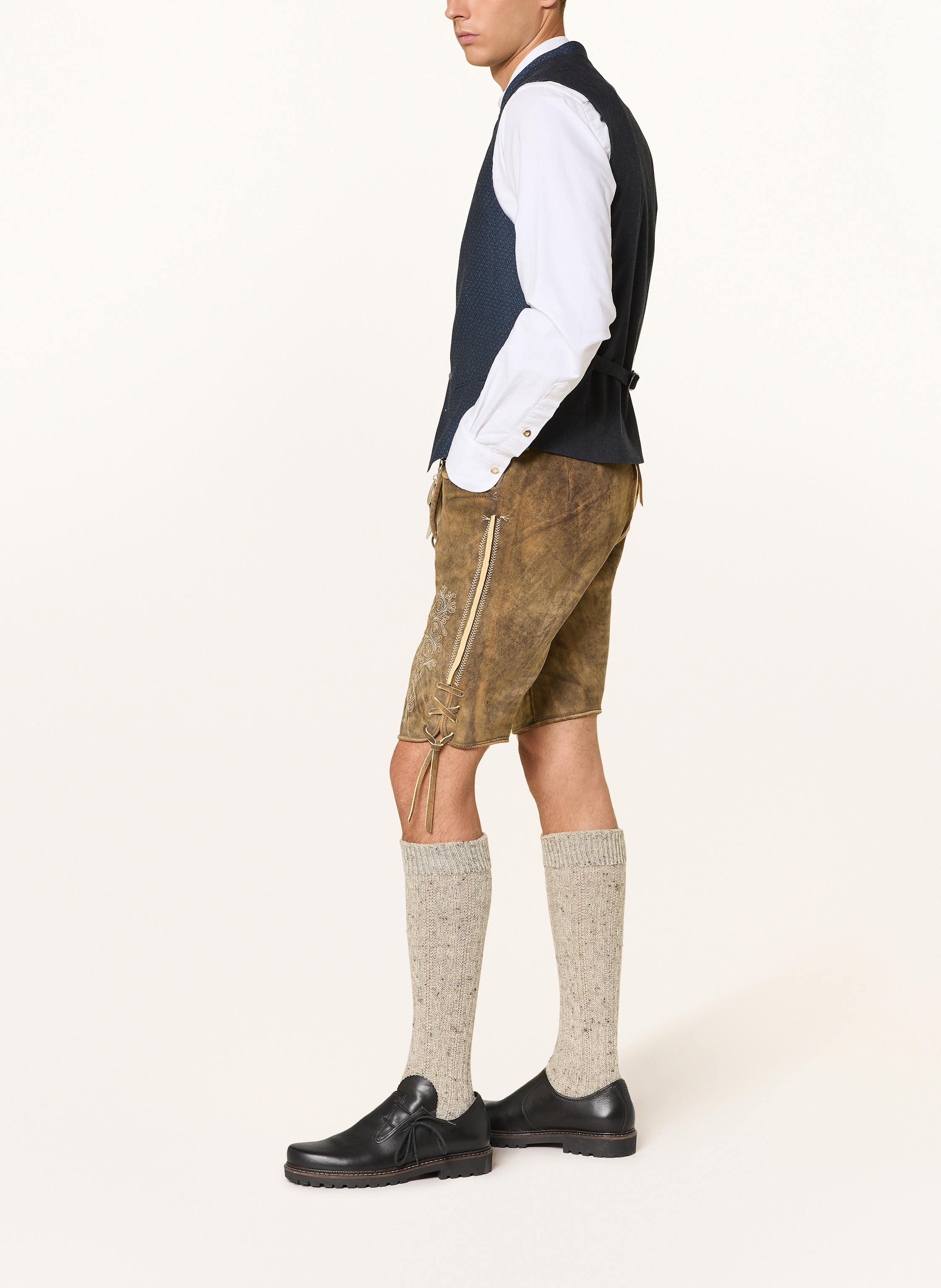 Thumbnail - Beckert Trachten-Lederhose Metternich braun