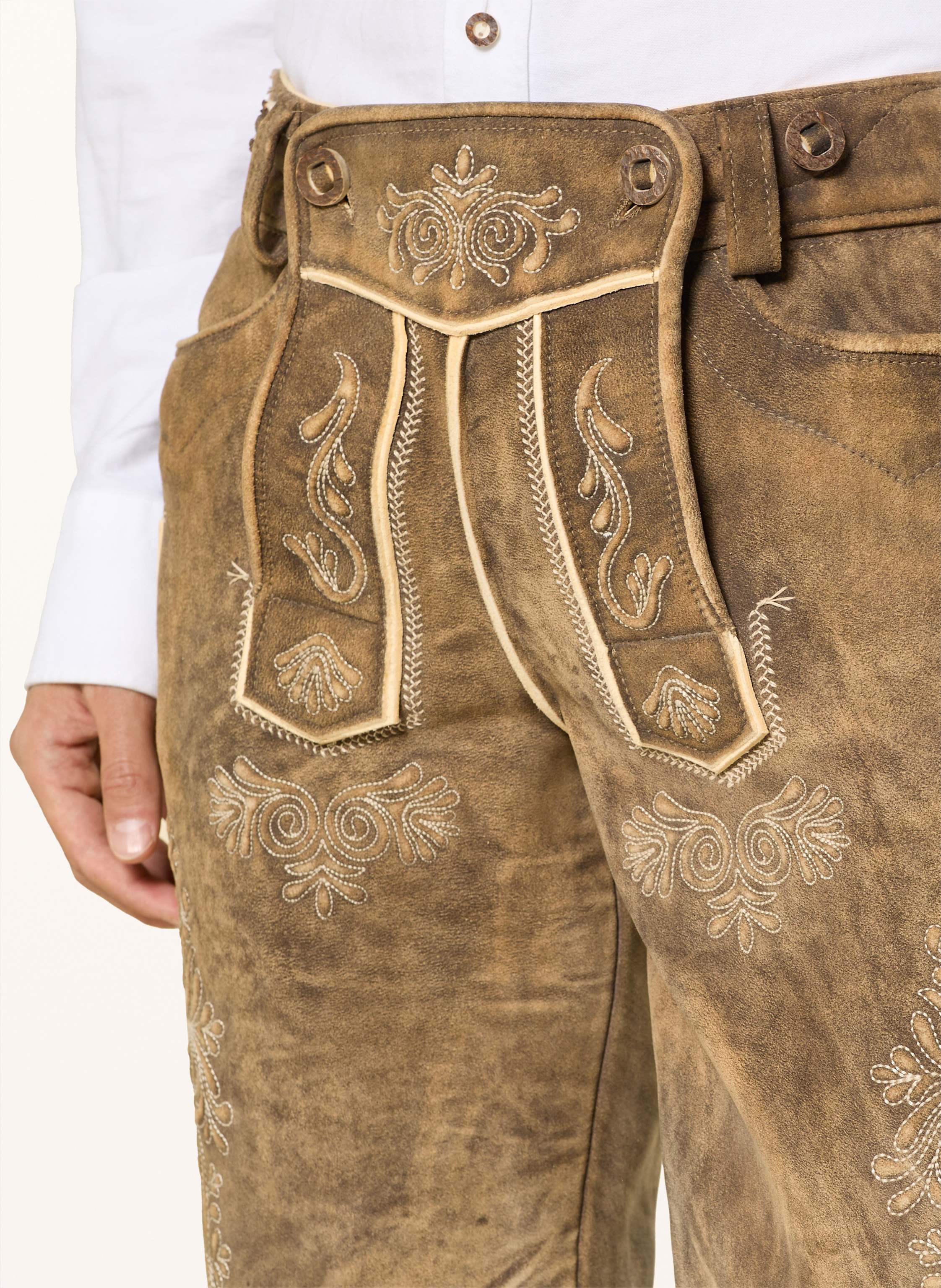 Thumbnail - Beckert Trachten-Lederhose Metternich braun