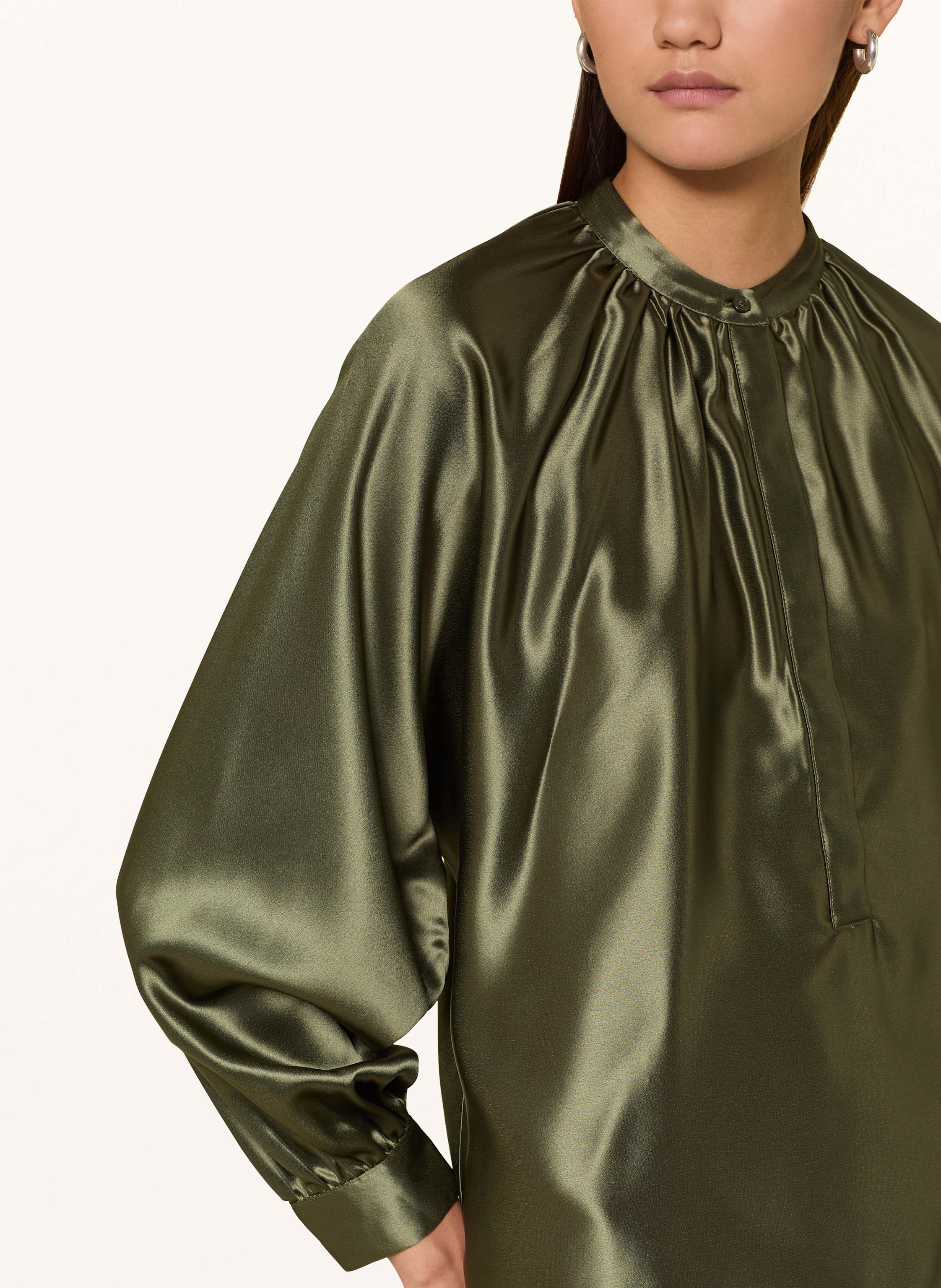 Thumbnail - Ladneri Blusenshirt Maya Aus Satin gruen