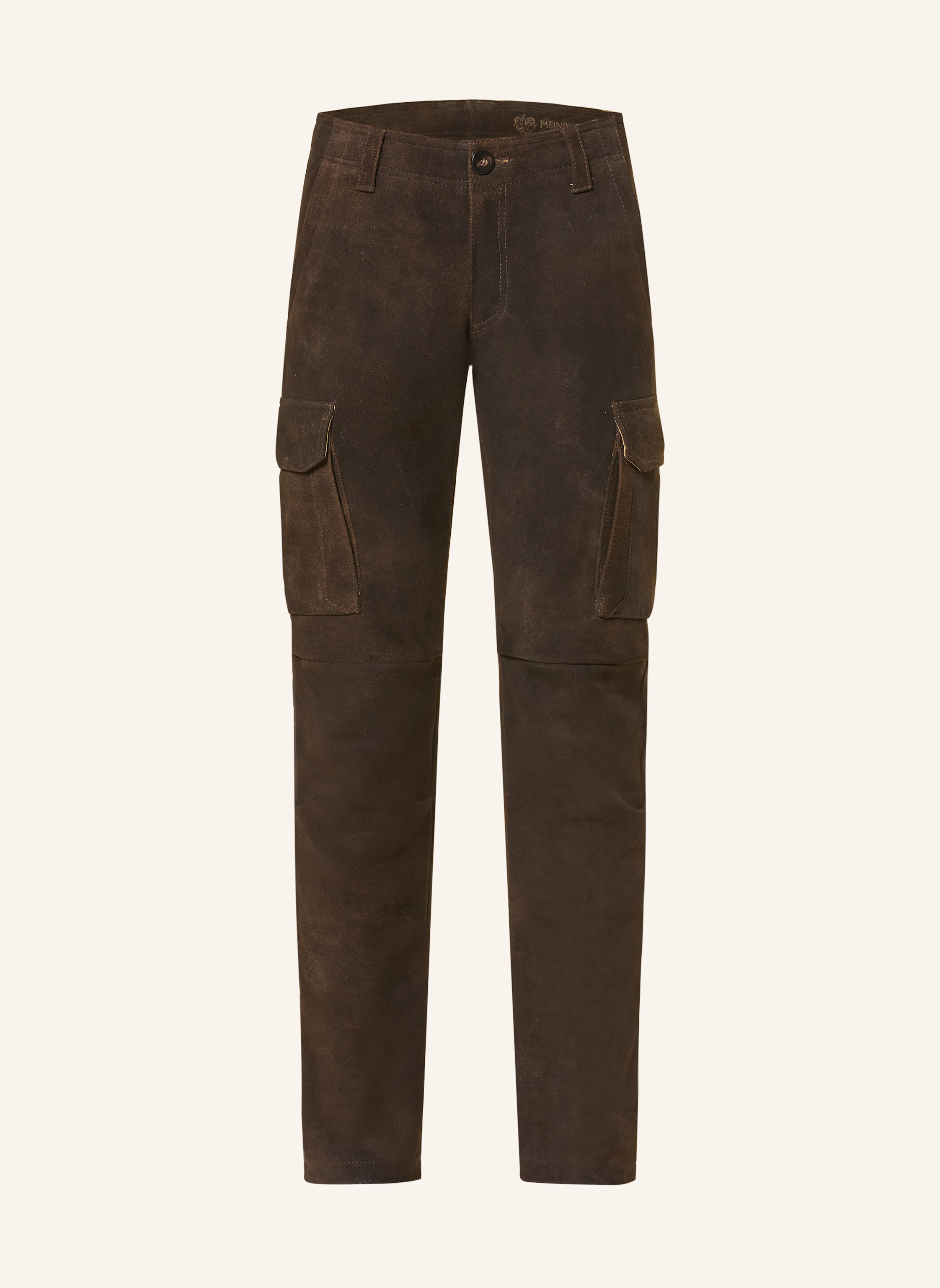 Meindl Lederhose Island Trousers Slim Fit braun