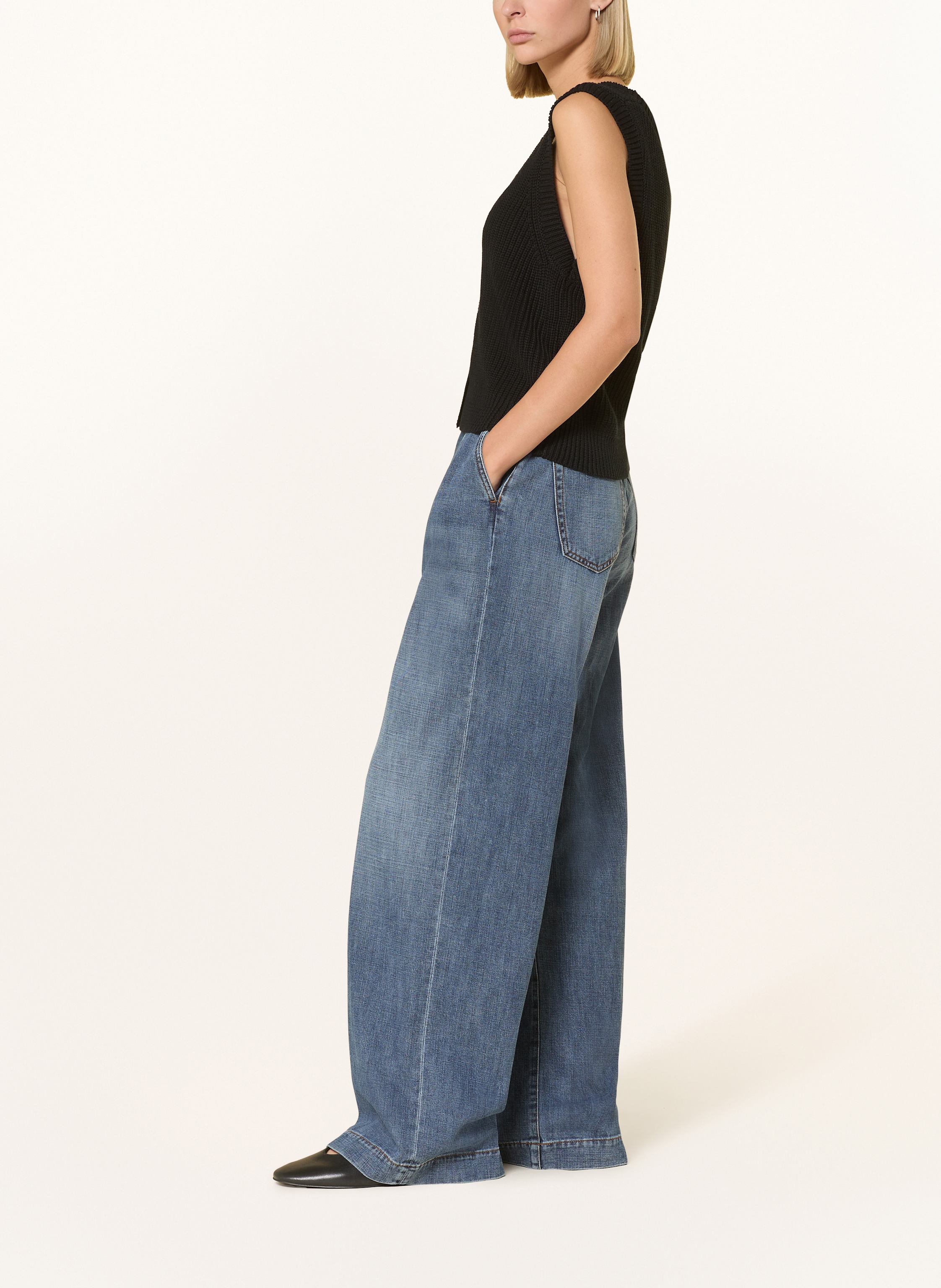 Thumbnail - Nine:Inthe:Morning Wide Leg Jeans Ottavia blau