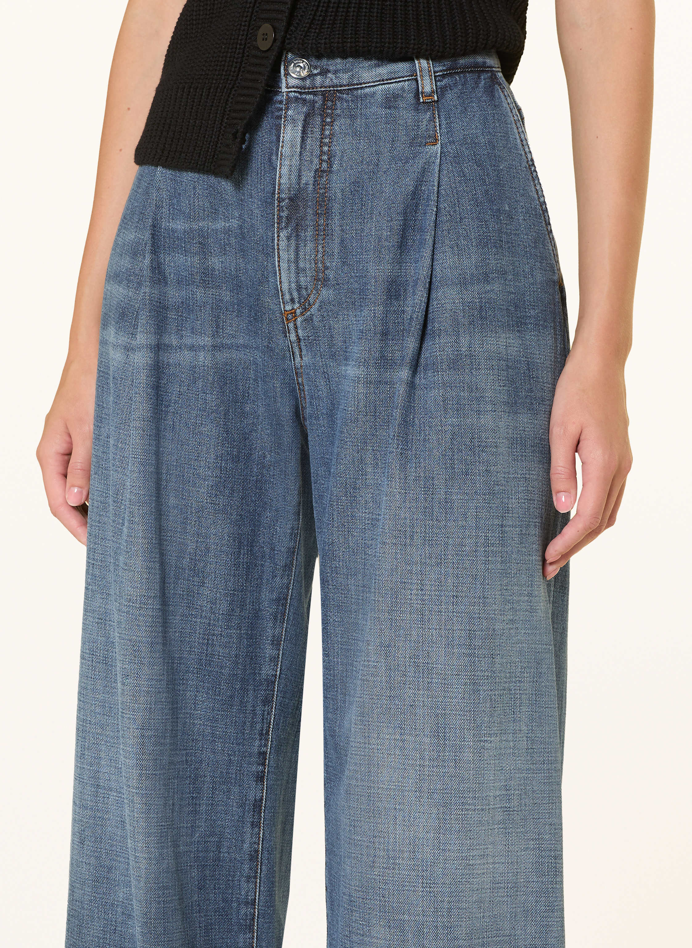 Thumbnail - Nine:Inthe:Morning Wide Leg Jeans Ottavia blau