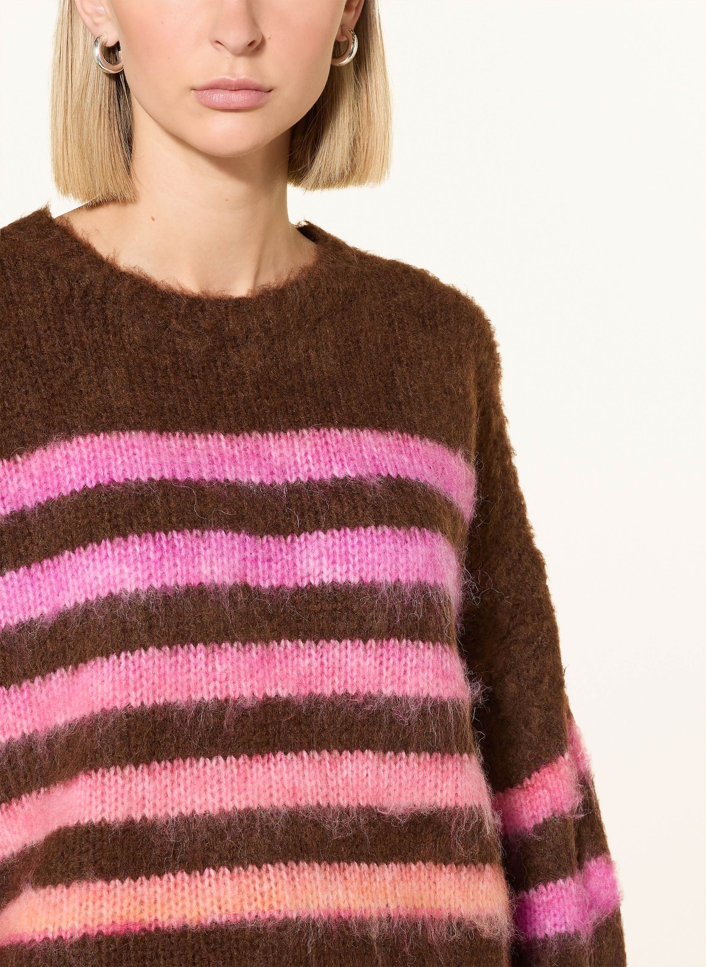 Thumbnail - Miss Goodlife Pullover Mit Alpaka braun