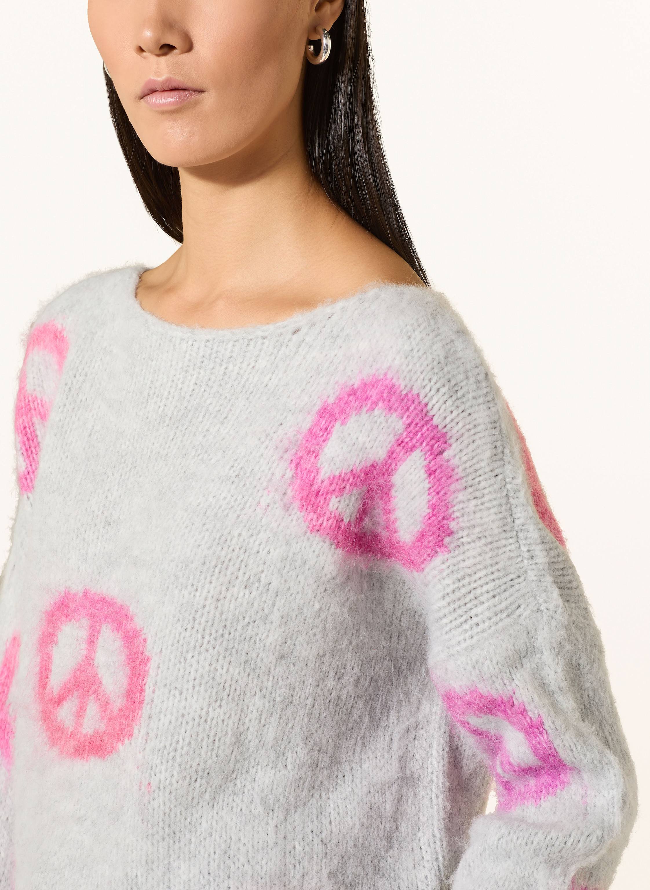 Thumbnail - Miss Goodlife Pullover Mit Alpaka grau