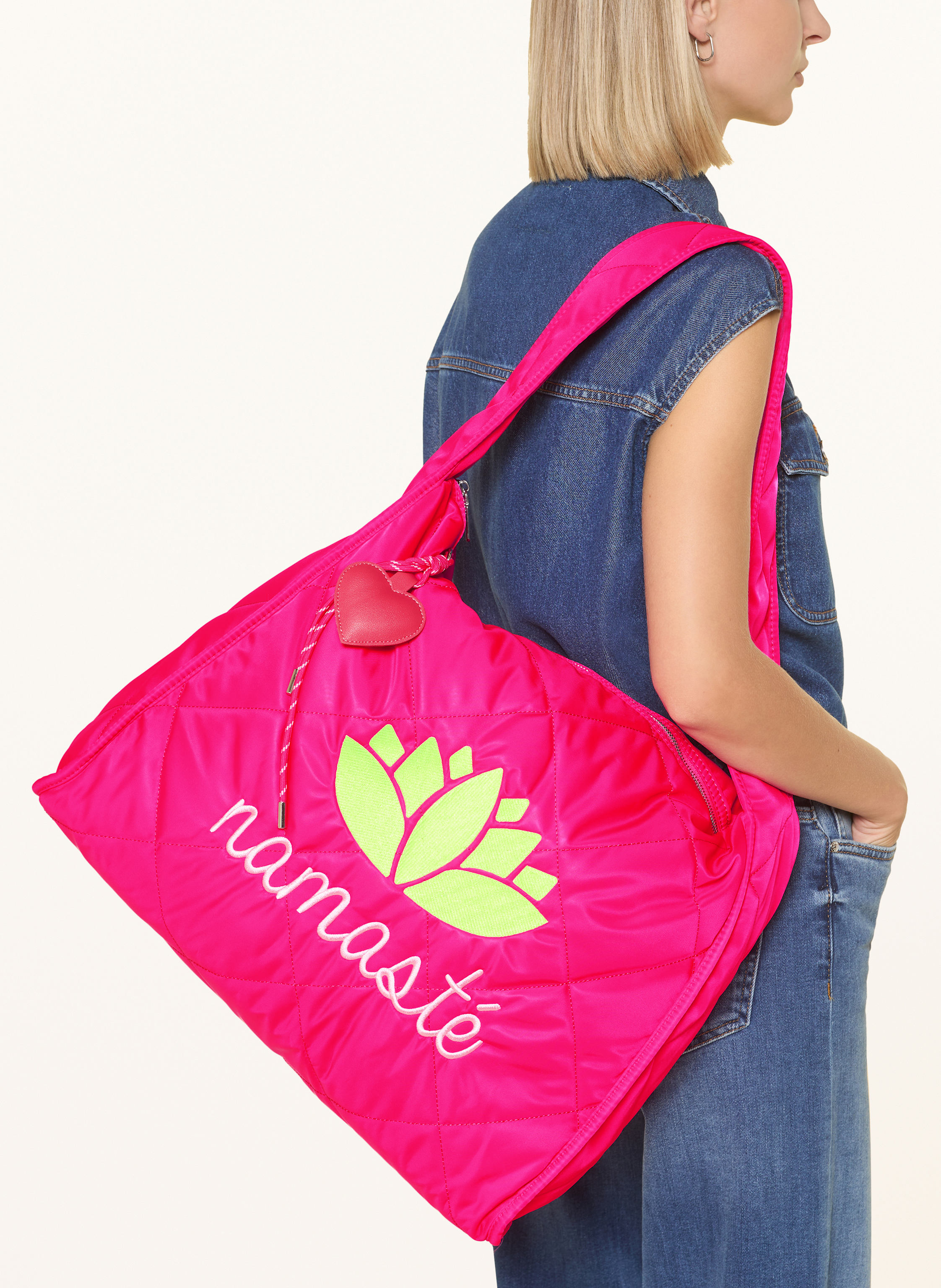 Thumbnail - Miss Goodlife Shopper Namasté pink