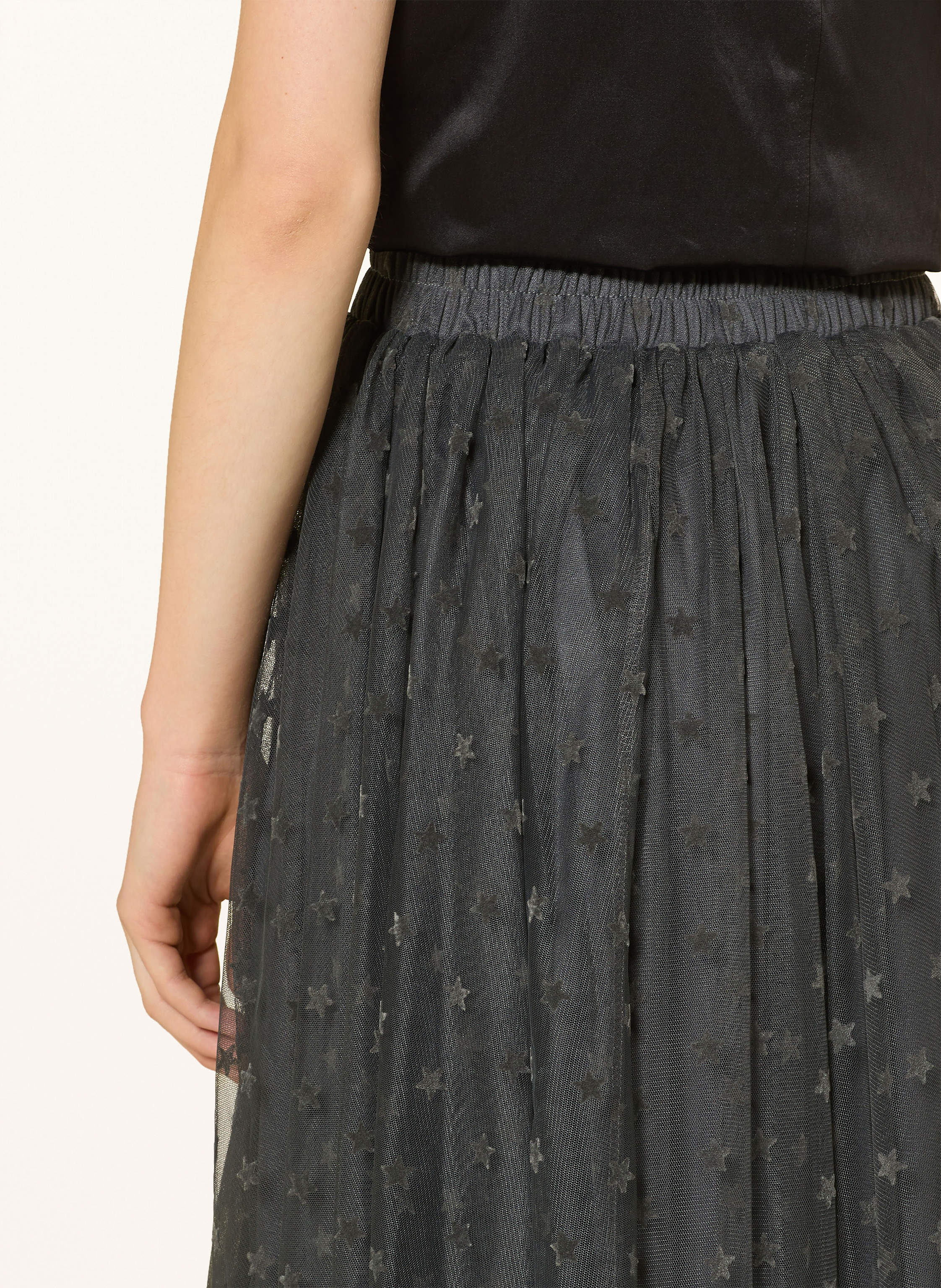 Thumbnail - Miss Goodlife Tüllrock grau