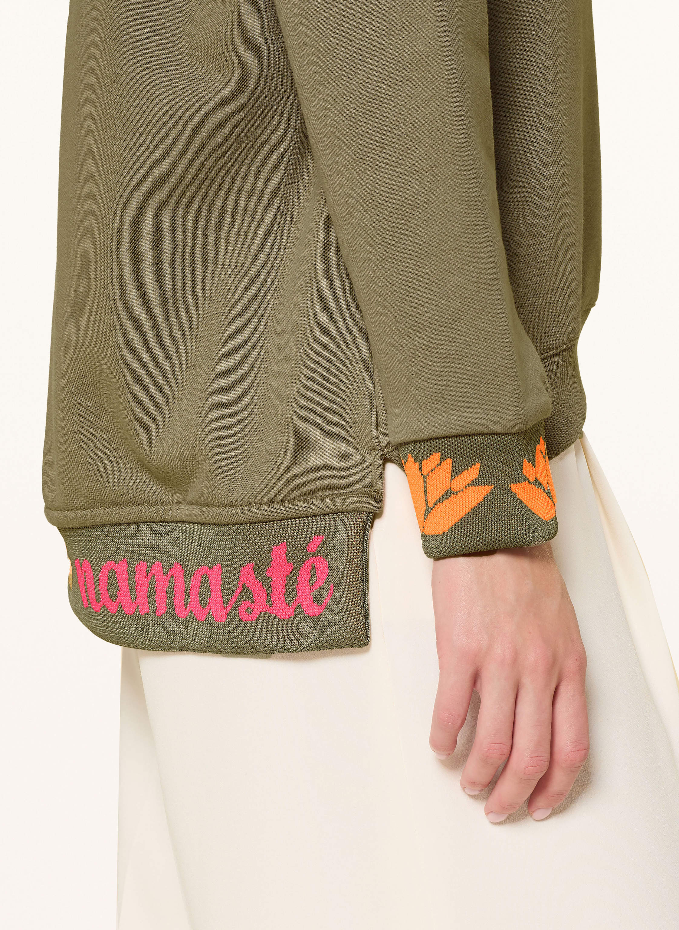 Thumbnail - Miss Goodlife Sweatshirt Mit Schmucksteinen gruen