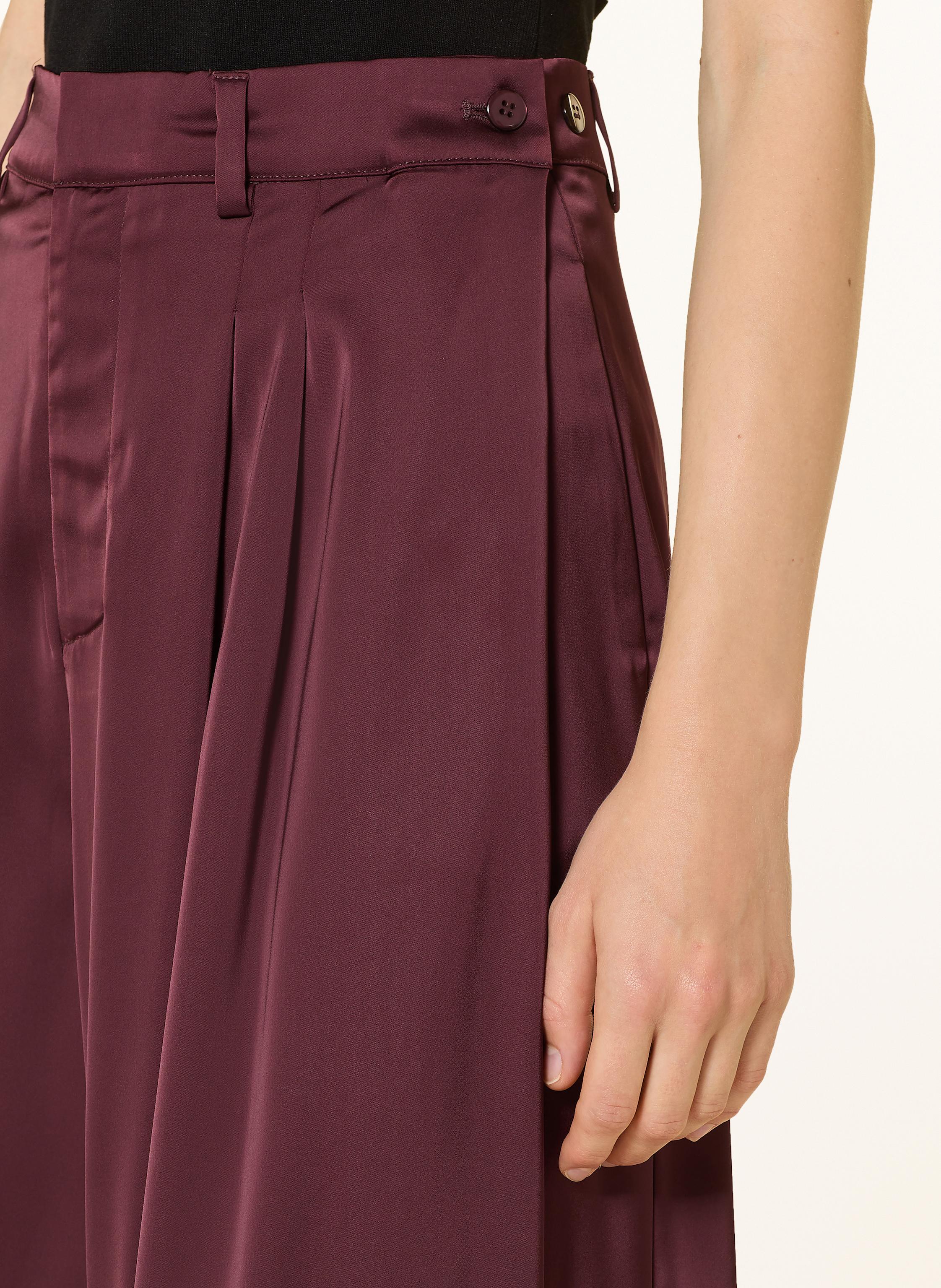 Thumbnail - Gestuz Marlenehose Gzrue Aus Satin rot