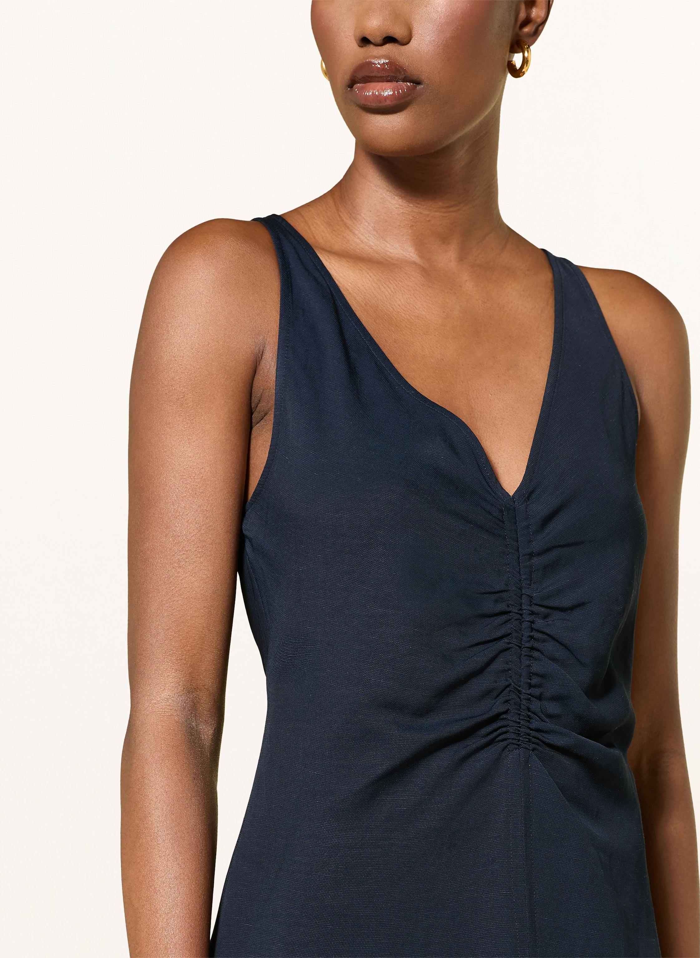 Thumbnail - Reiss Kleid Pari Mit Rüschen blau