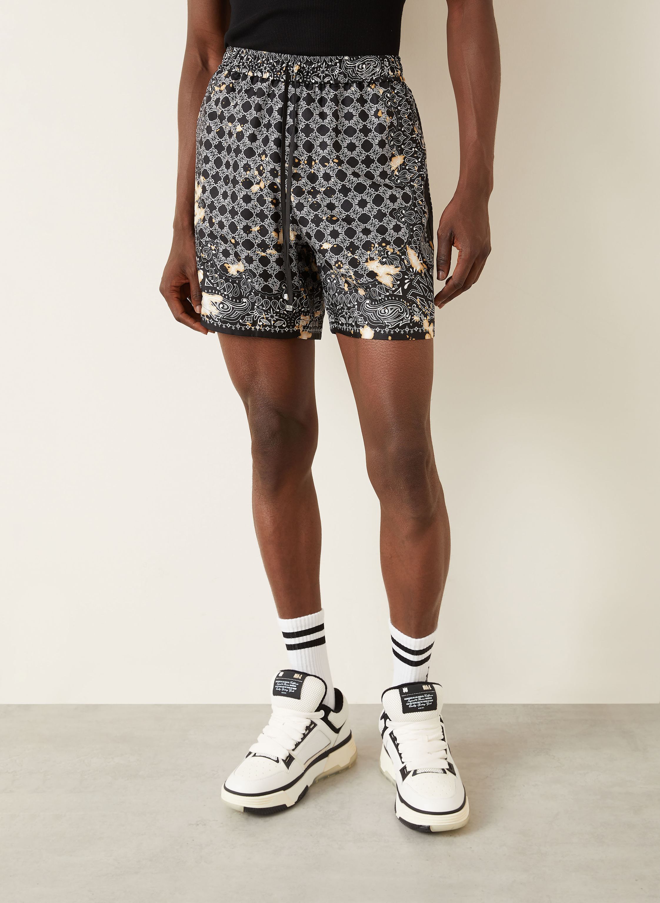 Thumbnail - Amiri Seidenshorts schwarz