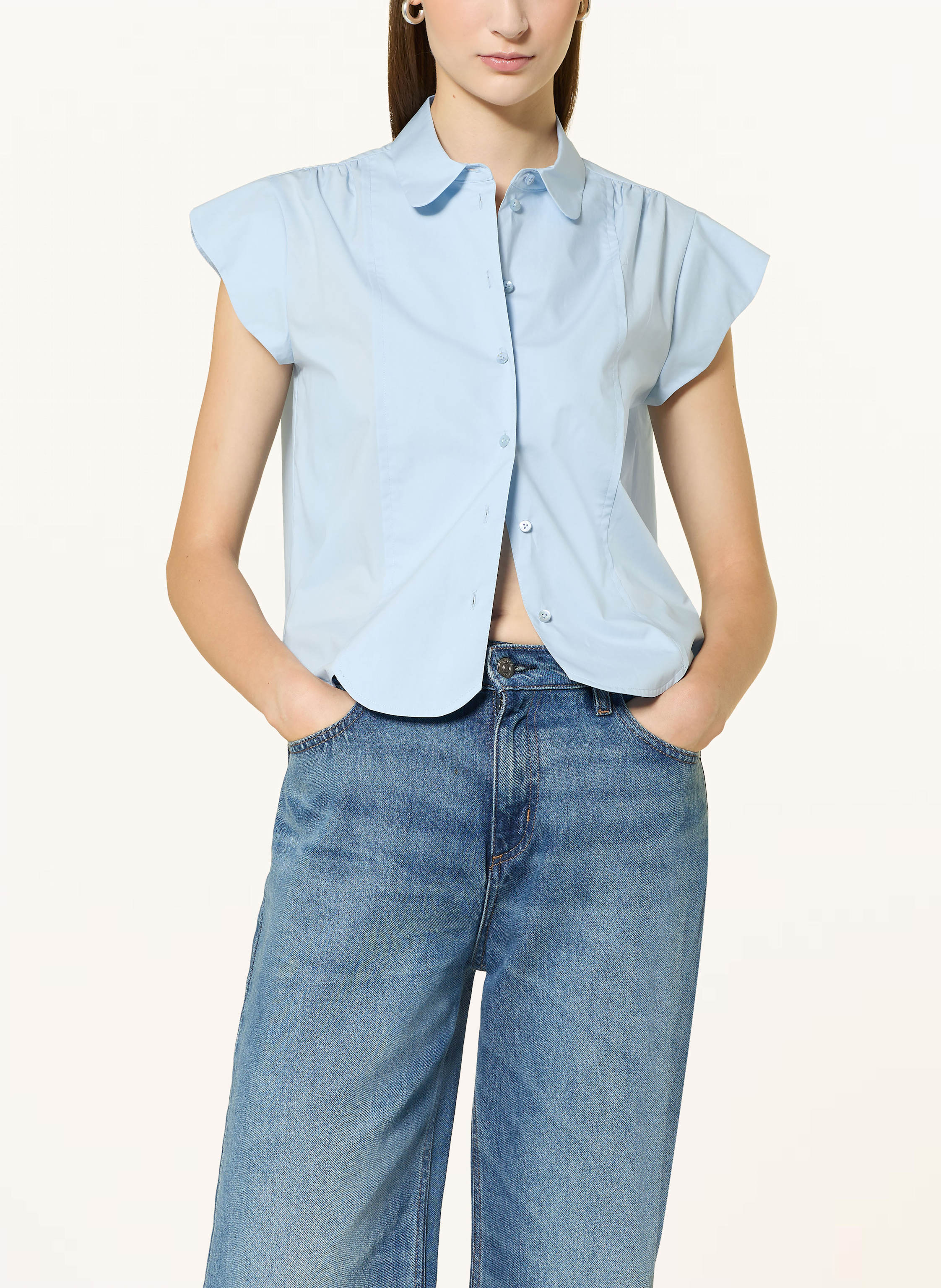 Thumbnail - Van Laack Hemdbluse Vl-Matila-Xx blau