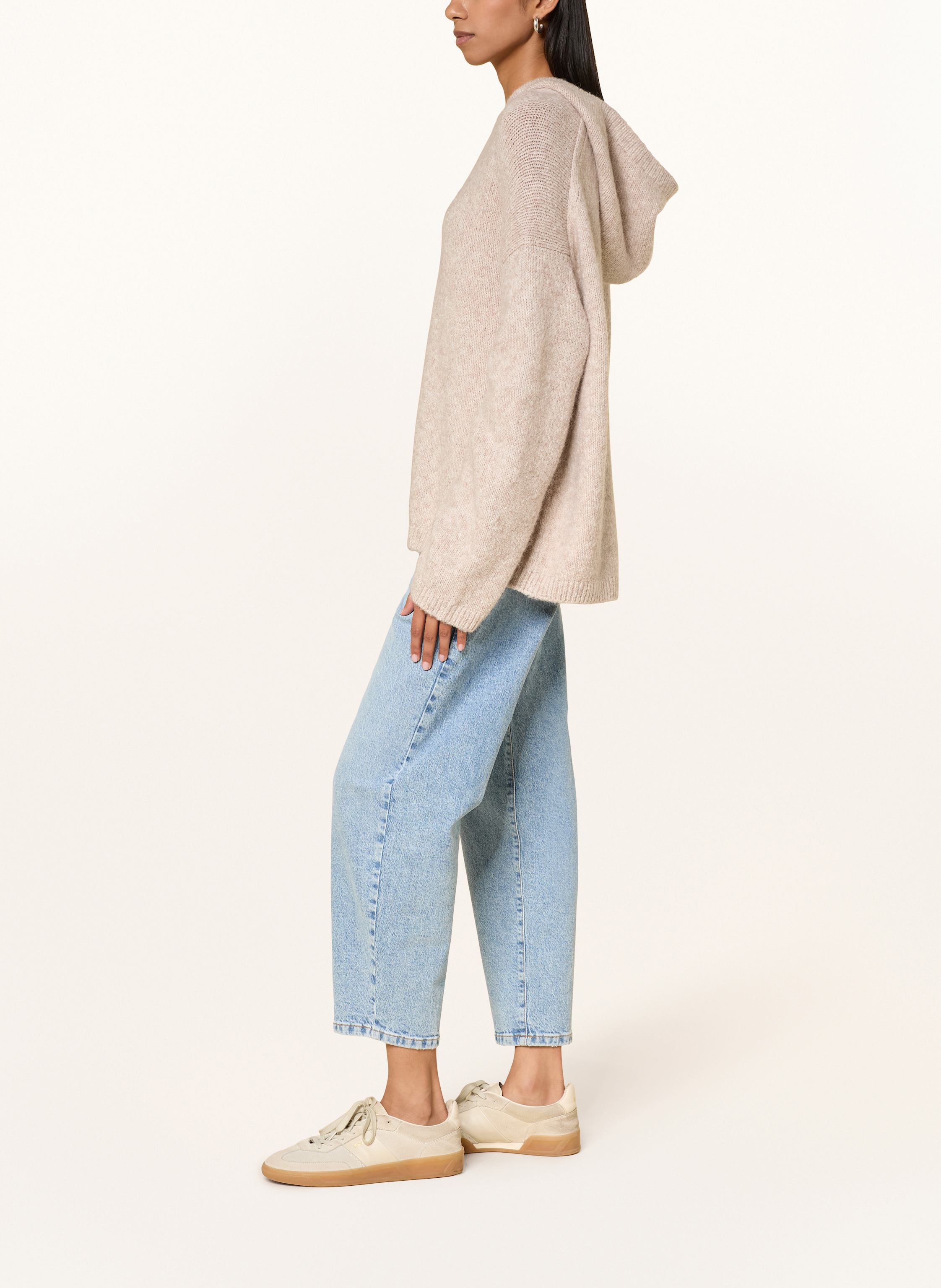 Thumbnail - Marc O'polo Strick-Hoodie beige
