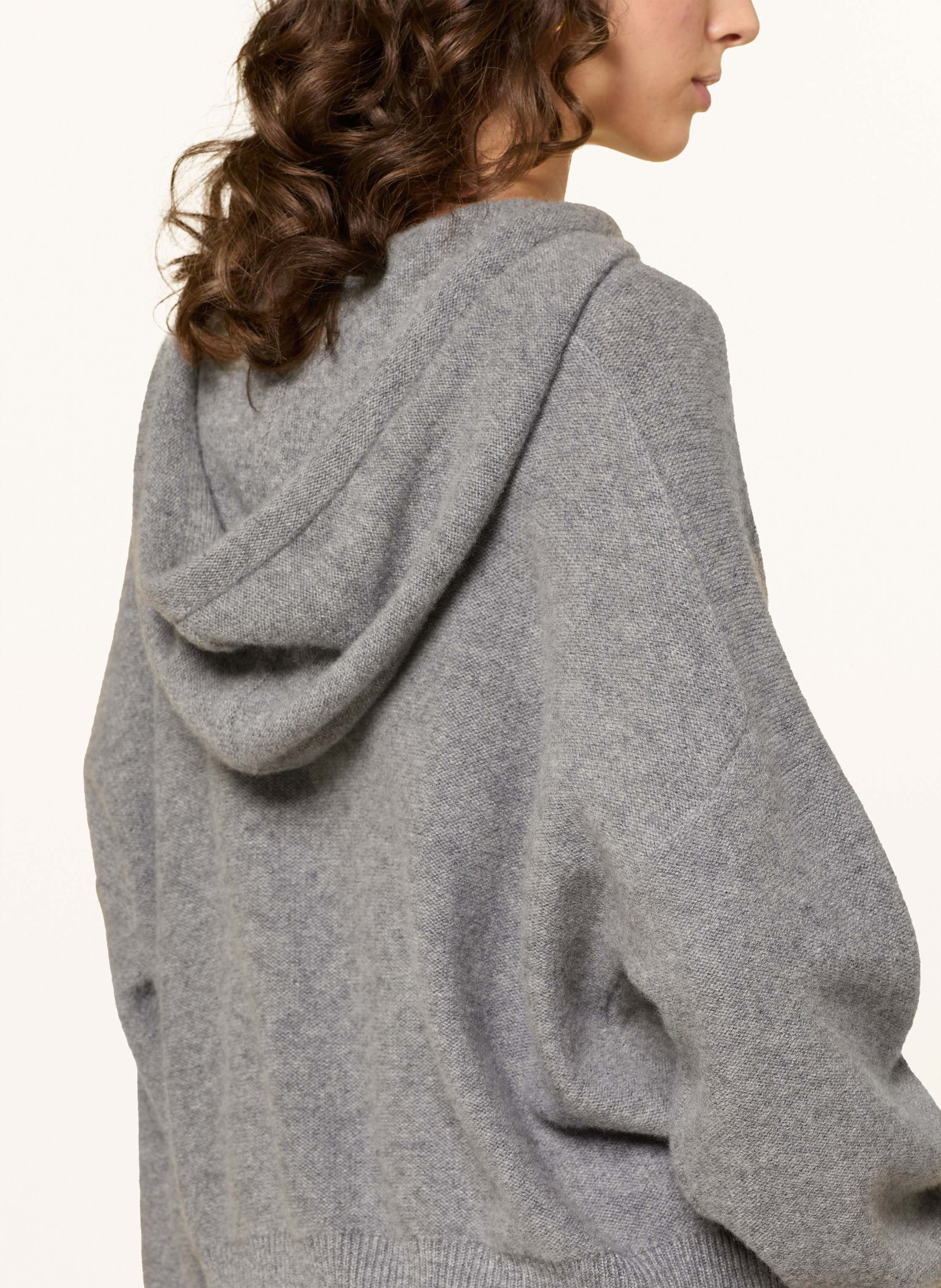 Thumbnail - Lilienfels Strick-Hoodie Aus Cashmere grau