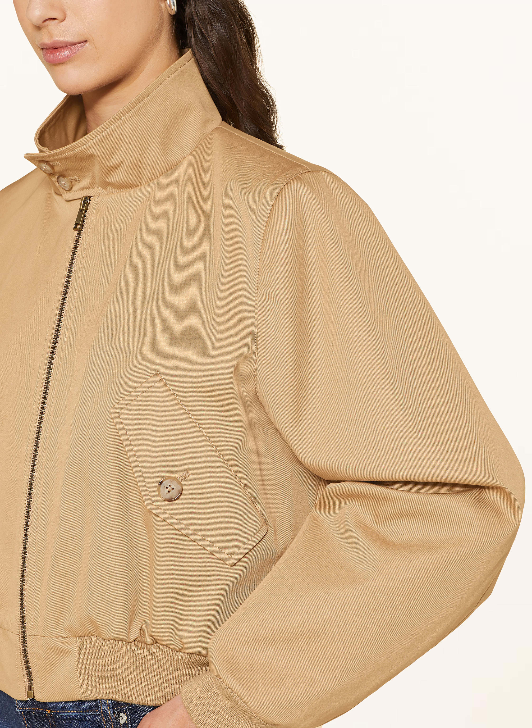 Thumbnail - Frame Blouson The Harrington beige