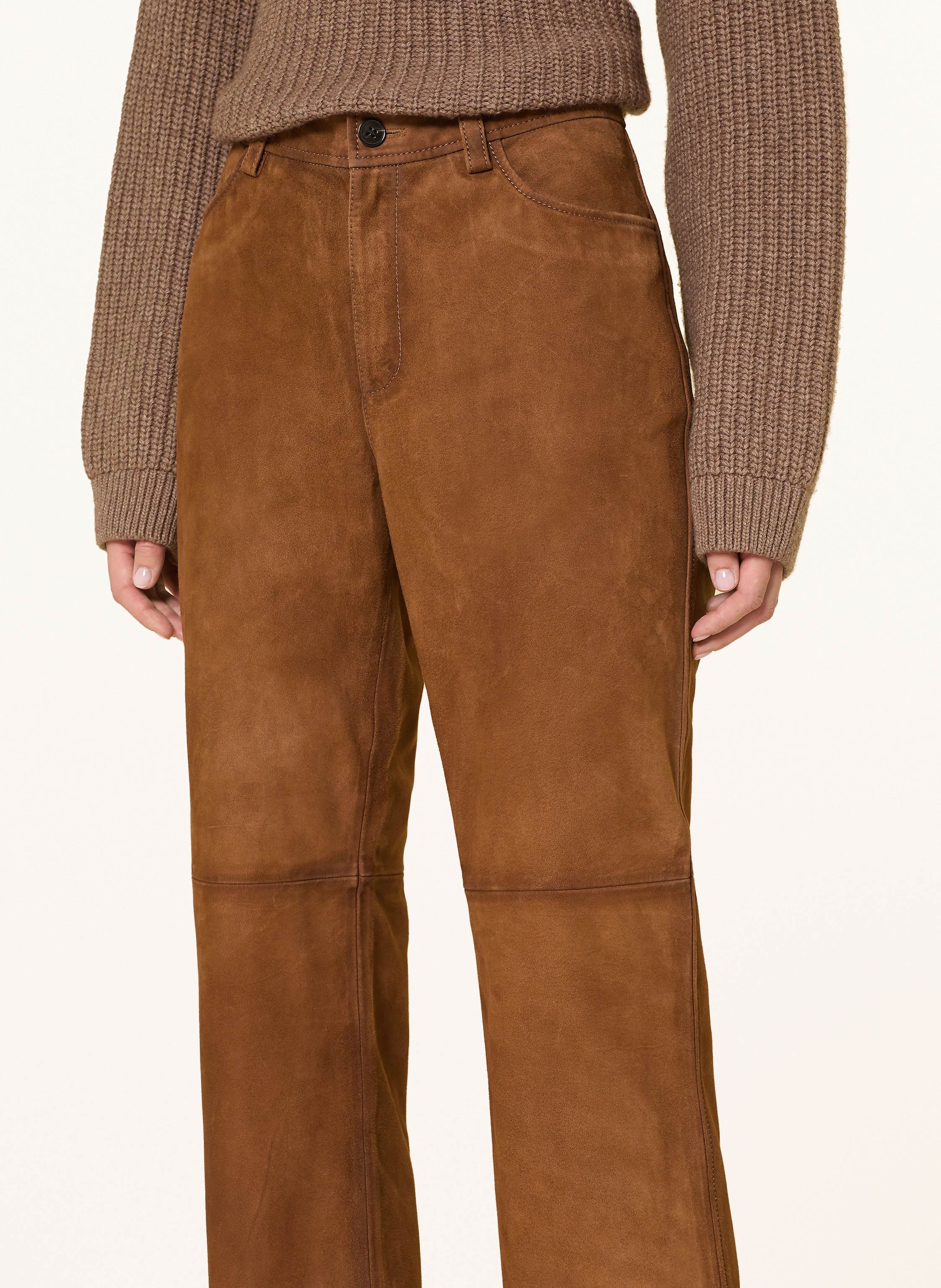 Thumbnail - Marc O'polo Lederhose braun