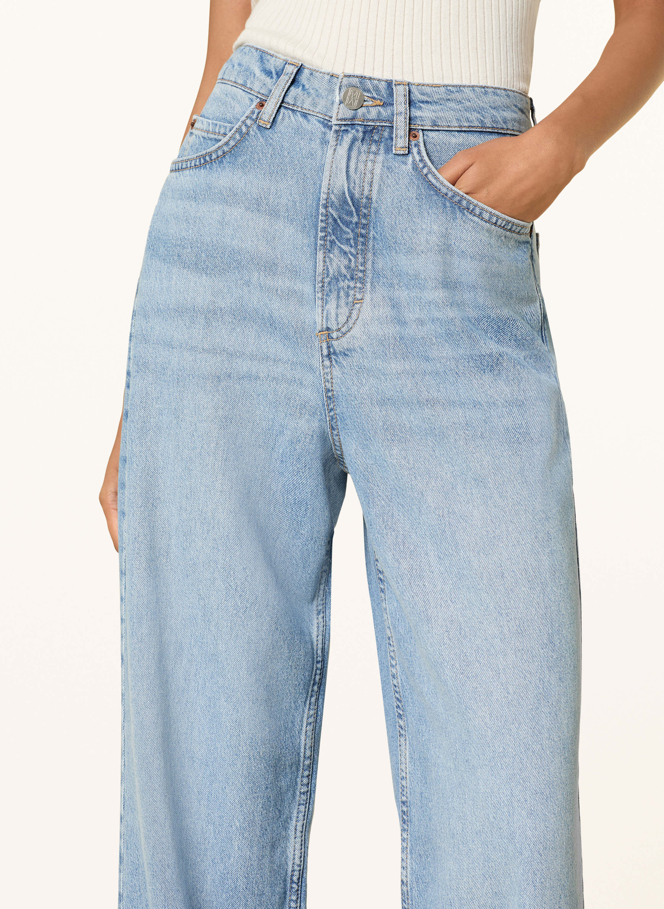 Thumbnail - Marc O'polo Wide Leg Jeans blau
