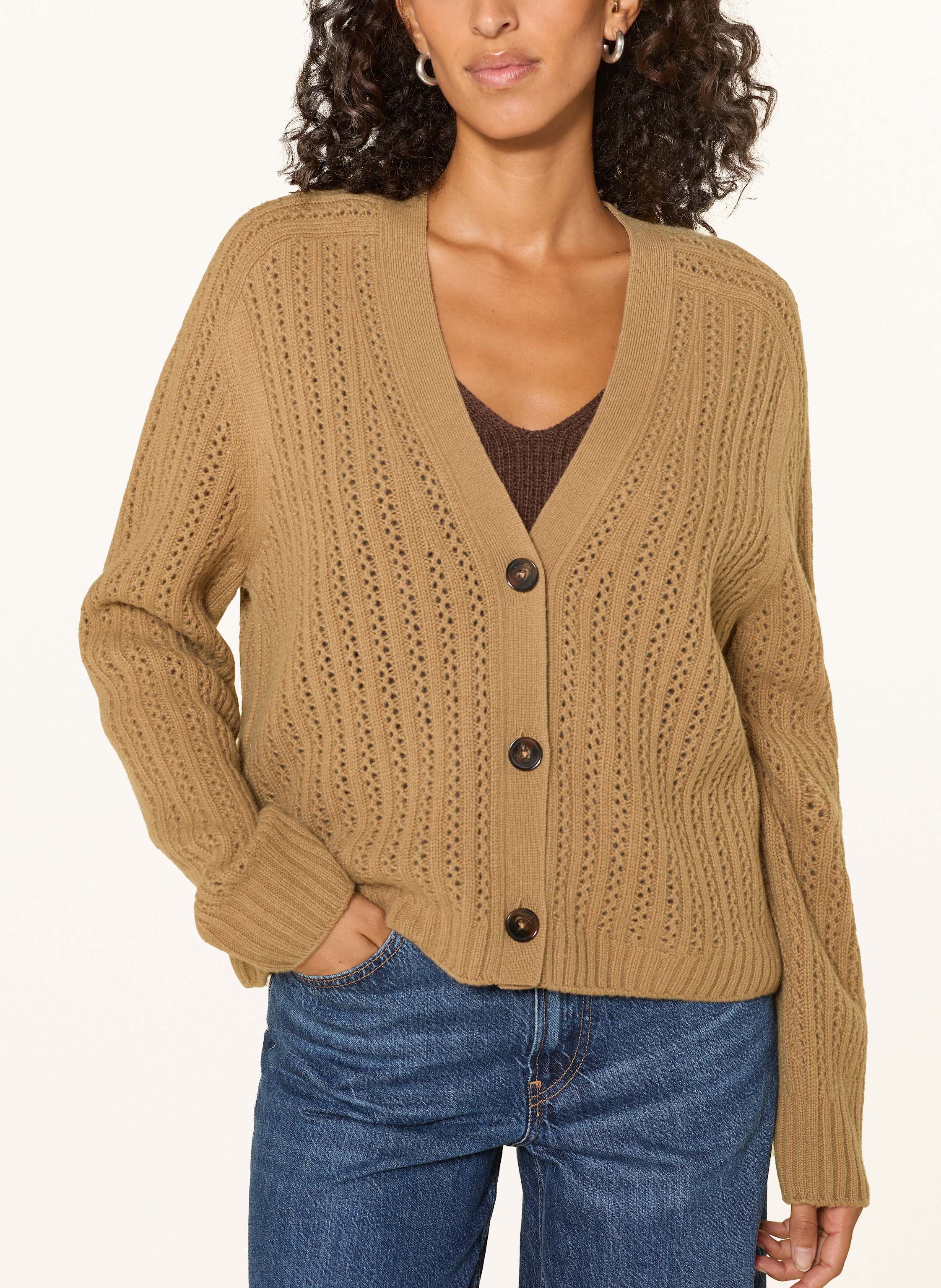 Thumbnail - Marc O'polo Strickjacke braun