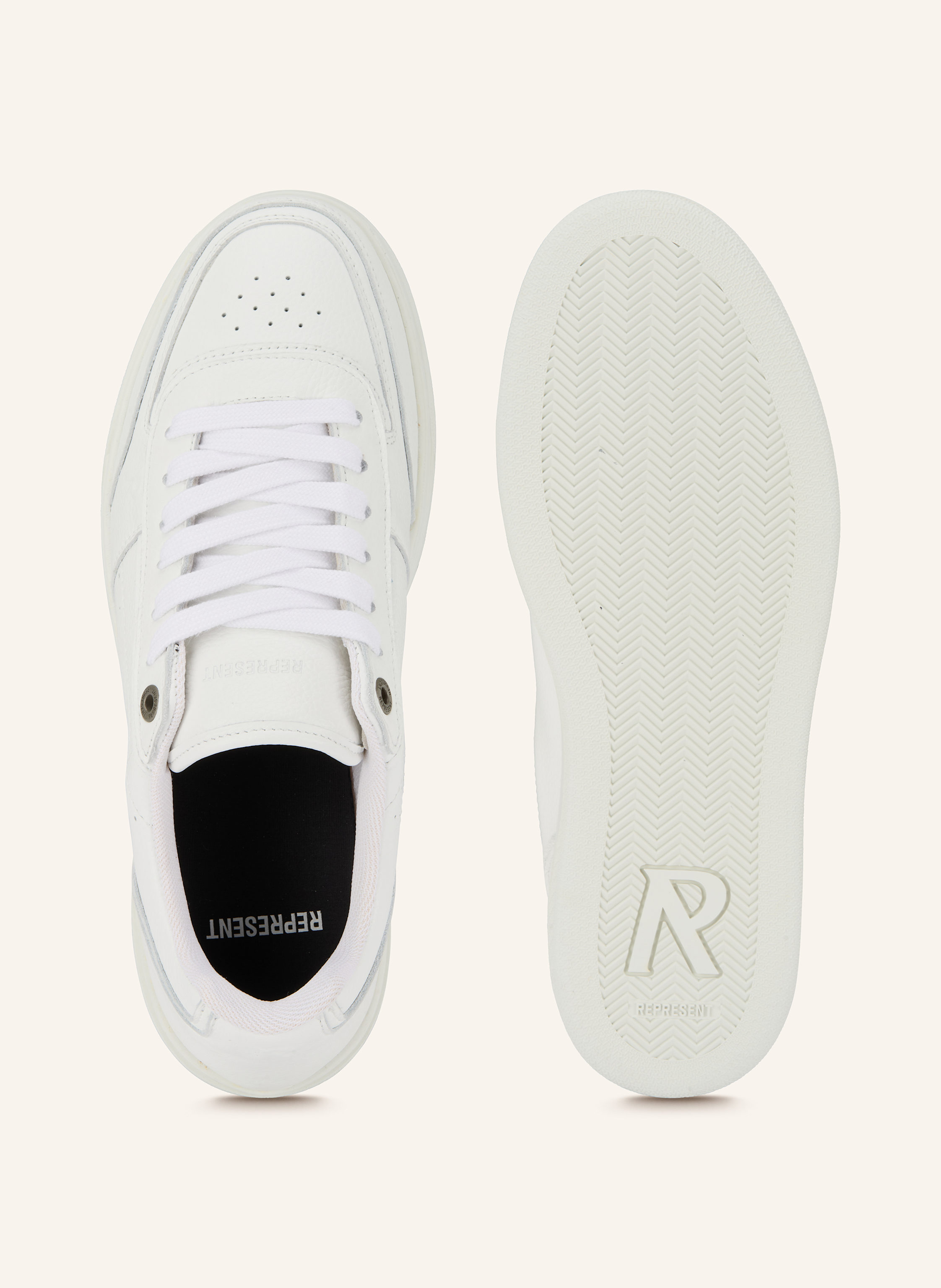 Thumbnail - Represent Sneaker Initial weiss