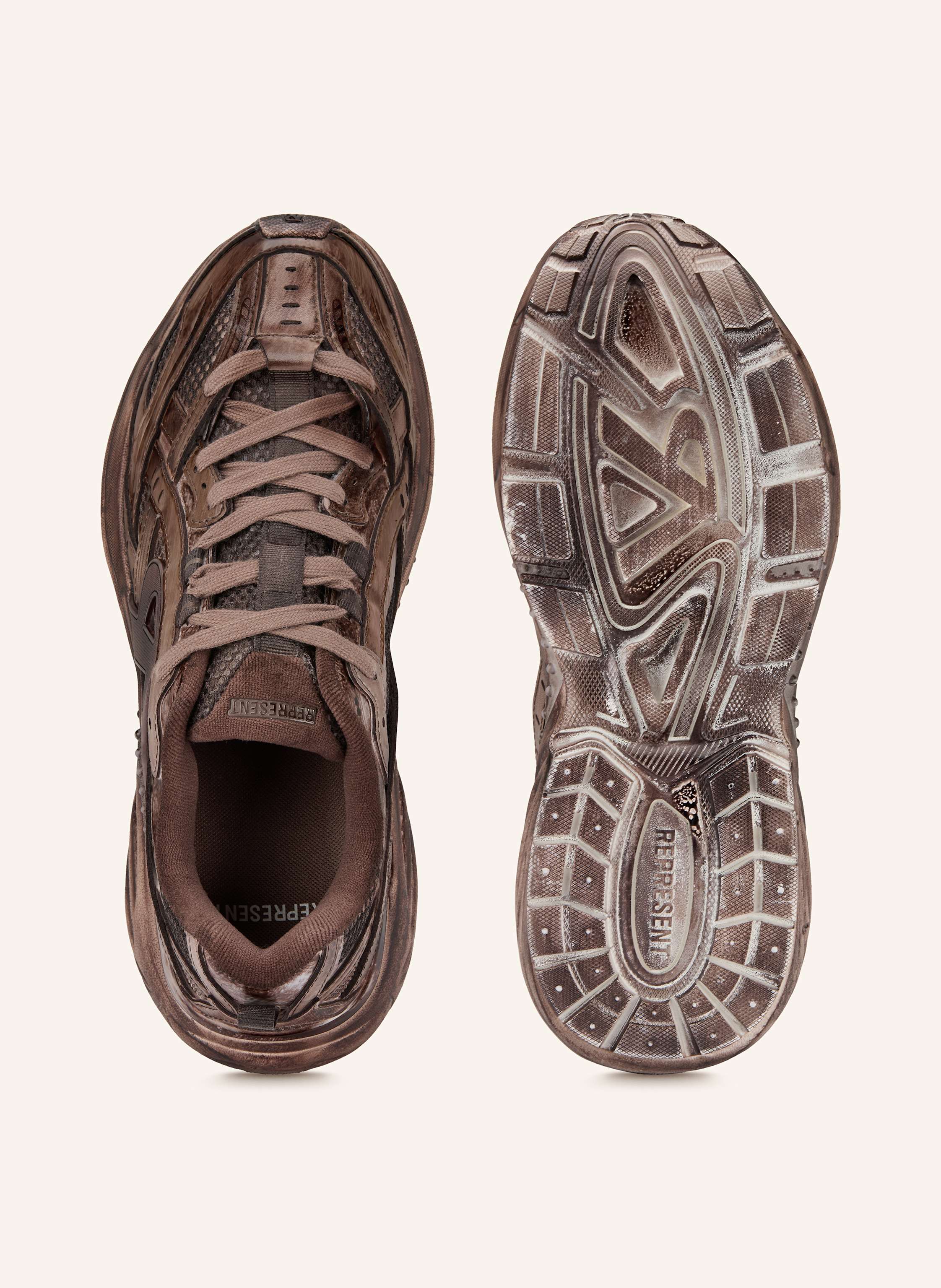 Thumbnail - Represent Sneaker Storm Runner braun