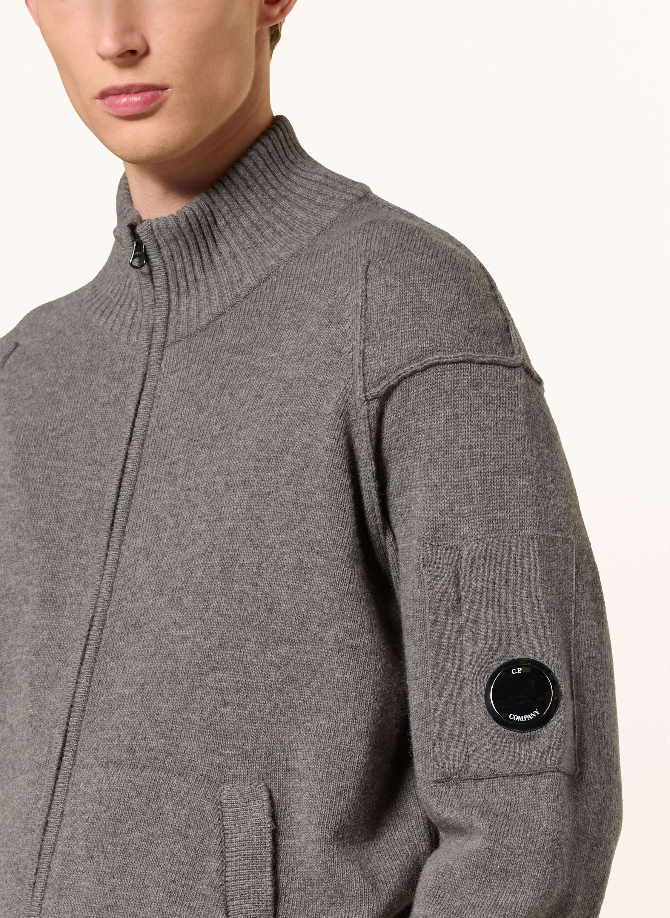Thumbnail - C.P. Company Strickjacke grau