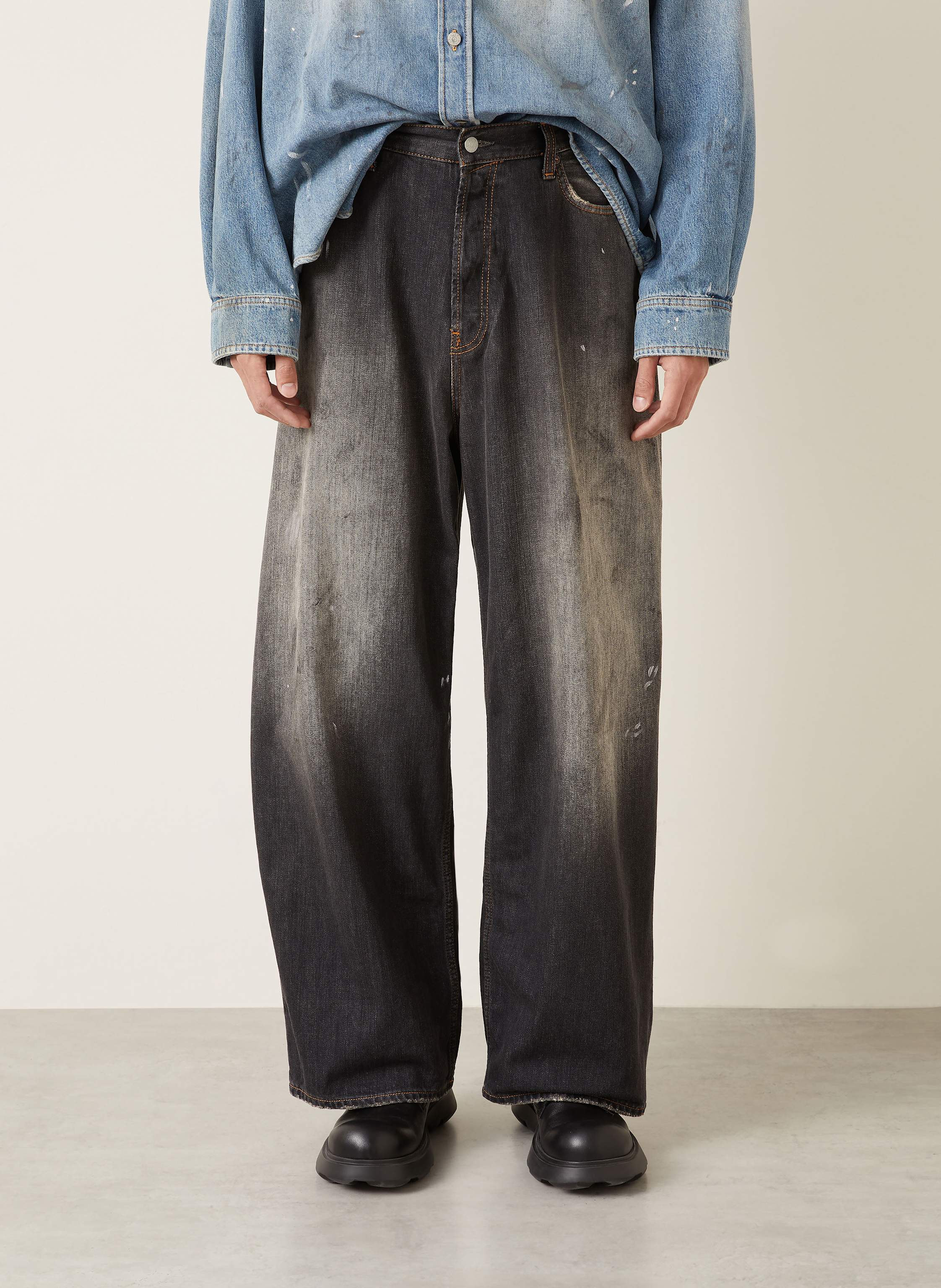 Thumbnail - Acne Studios Jeans Regular Fit schwarz