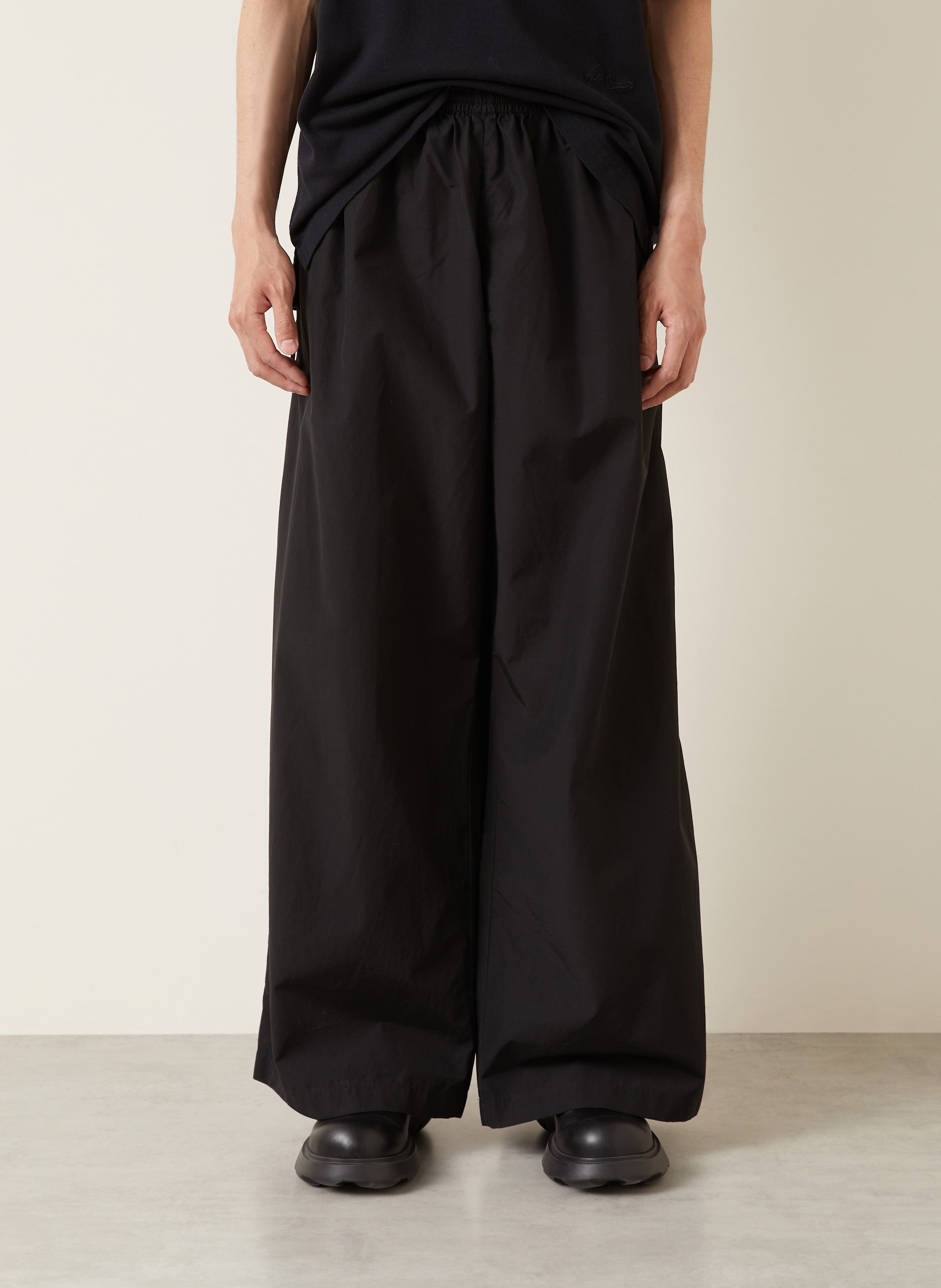 Thumbnail - Acne Studios Hose Loose Fit schwarz