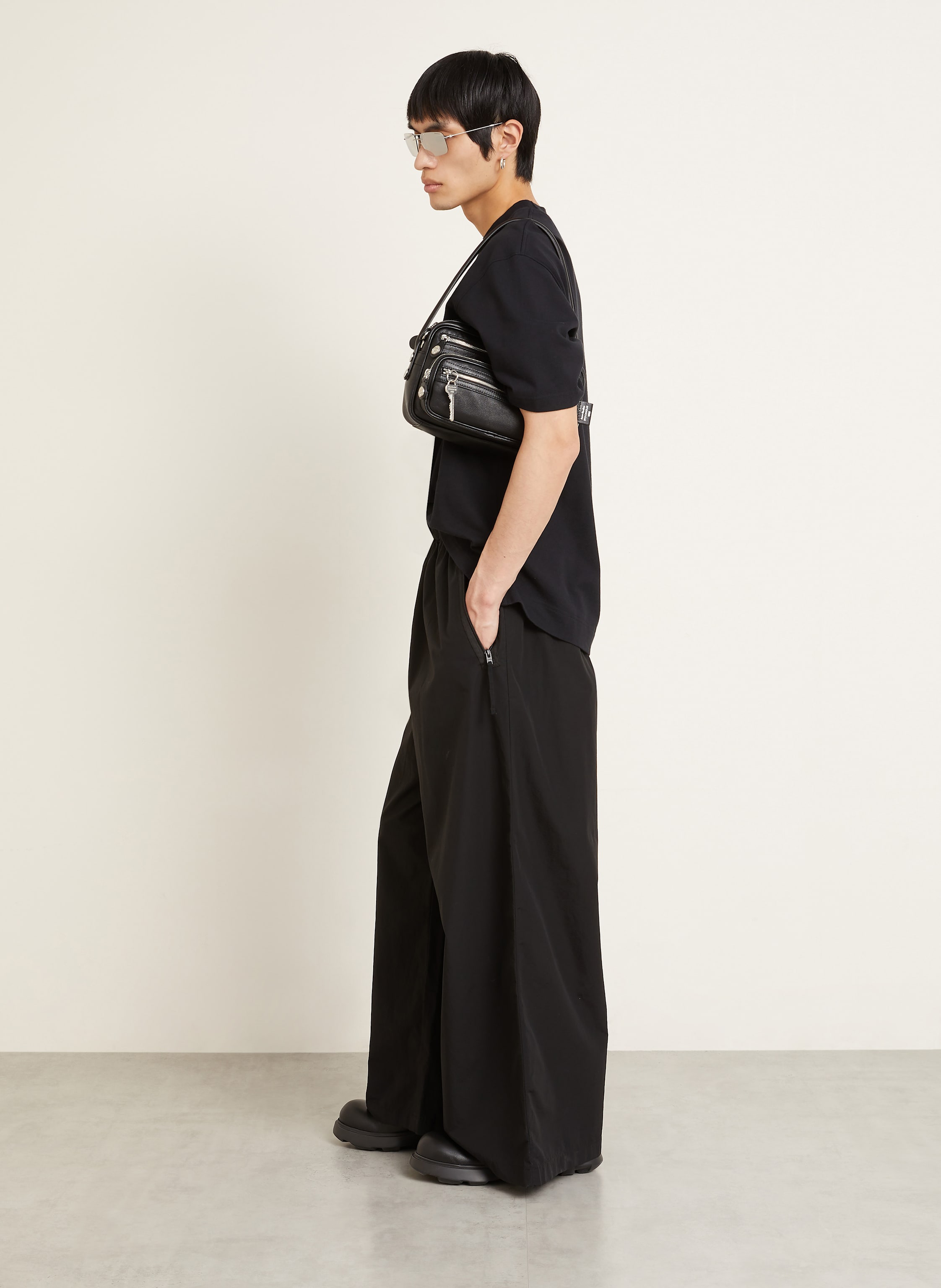 Thumbnail - Acne Studios Hose Loose Fit schwarz