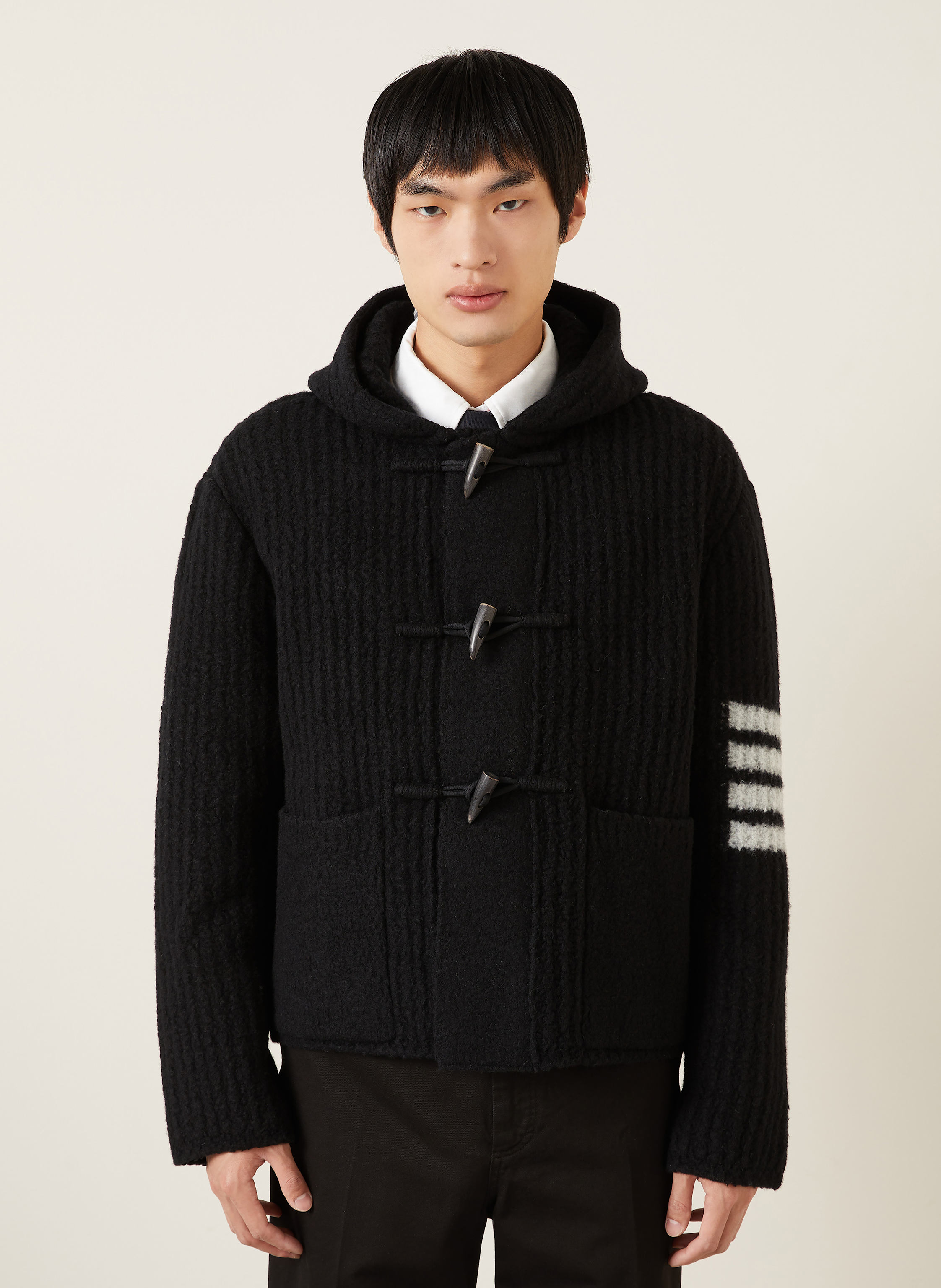 Thumbnail - Thom Browne. Strickjacke schwarz