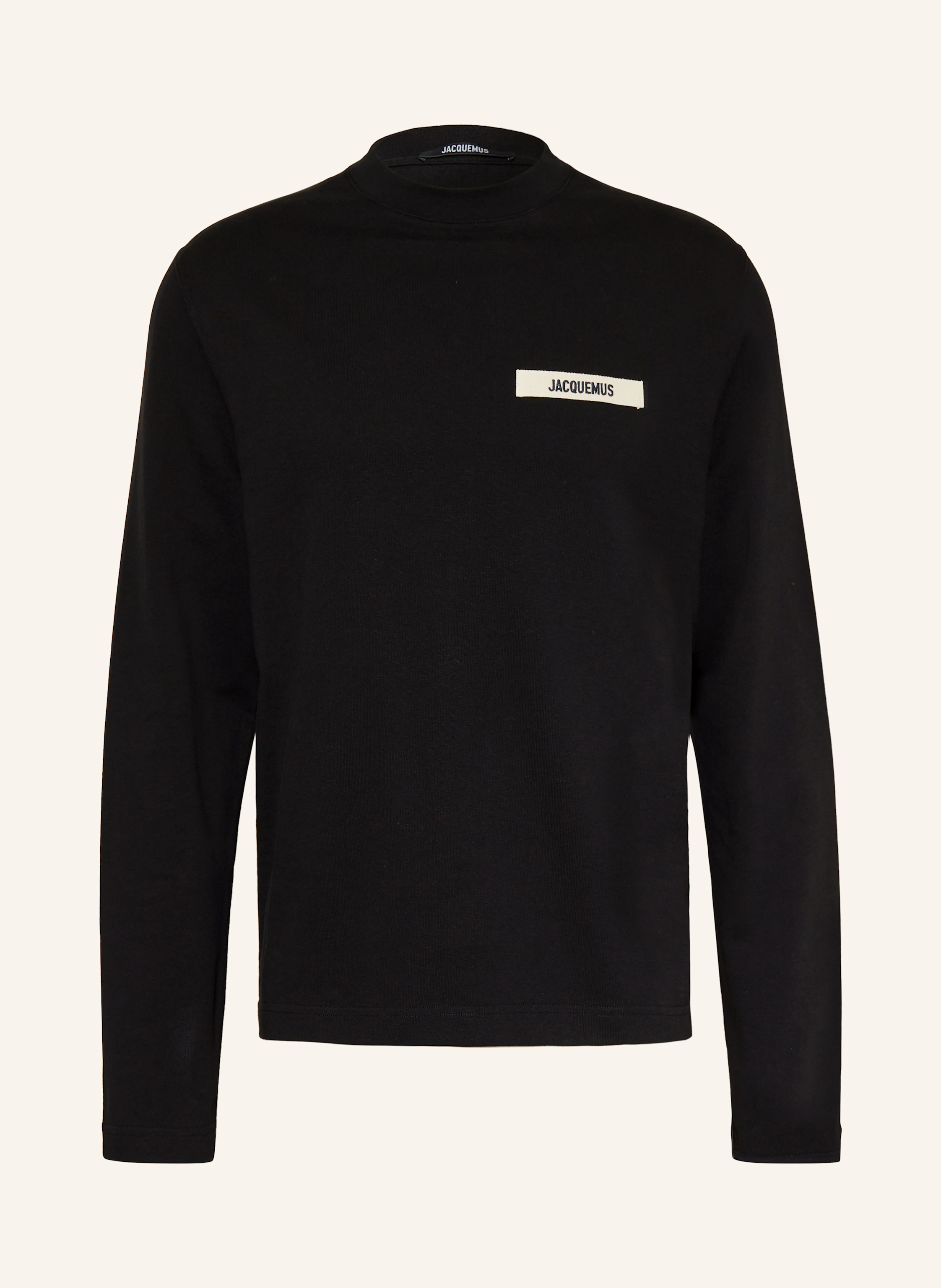 JACQUEMUS Long sleeve shirt in black