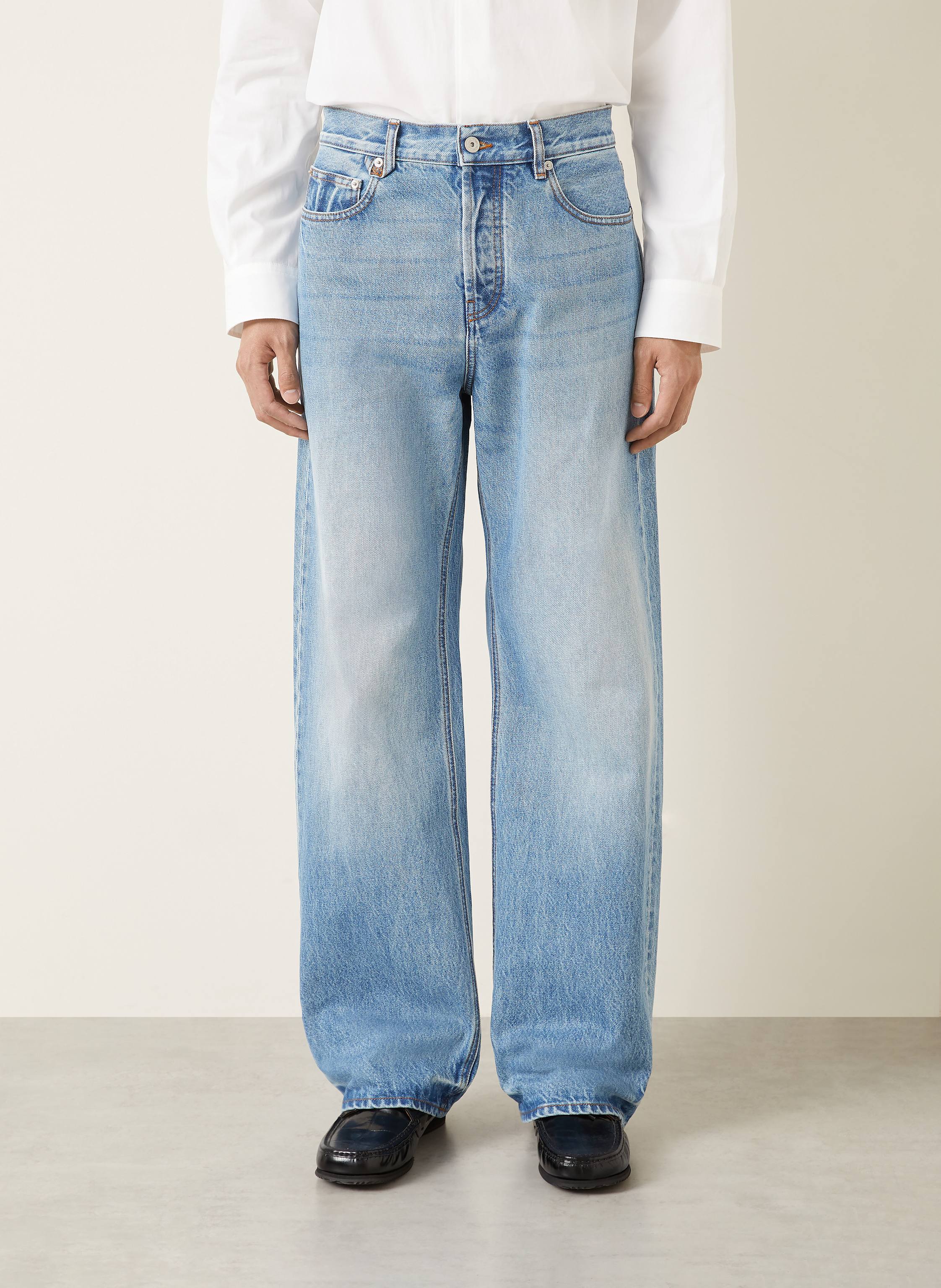 Thumbnail - Jacquemus Jeans Le De-Nimes Droit Regular Fit blau
