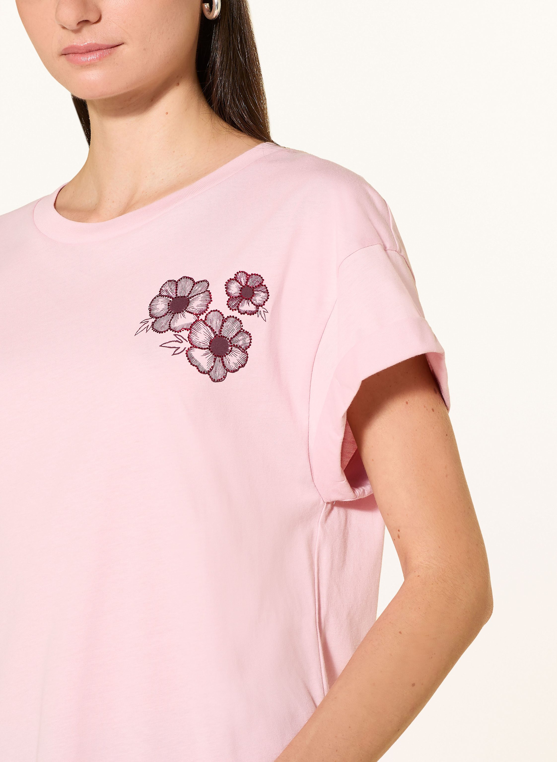 Thumbnail - Rich & Royal T-Shirt Boyfirend Mit Schmucksteinen weiss