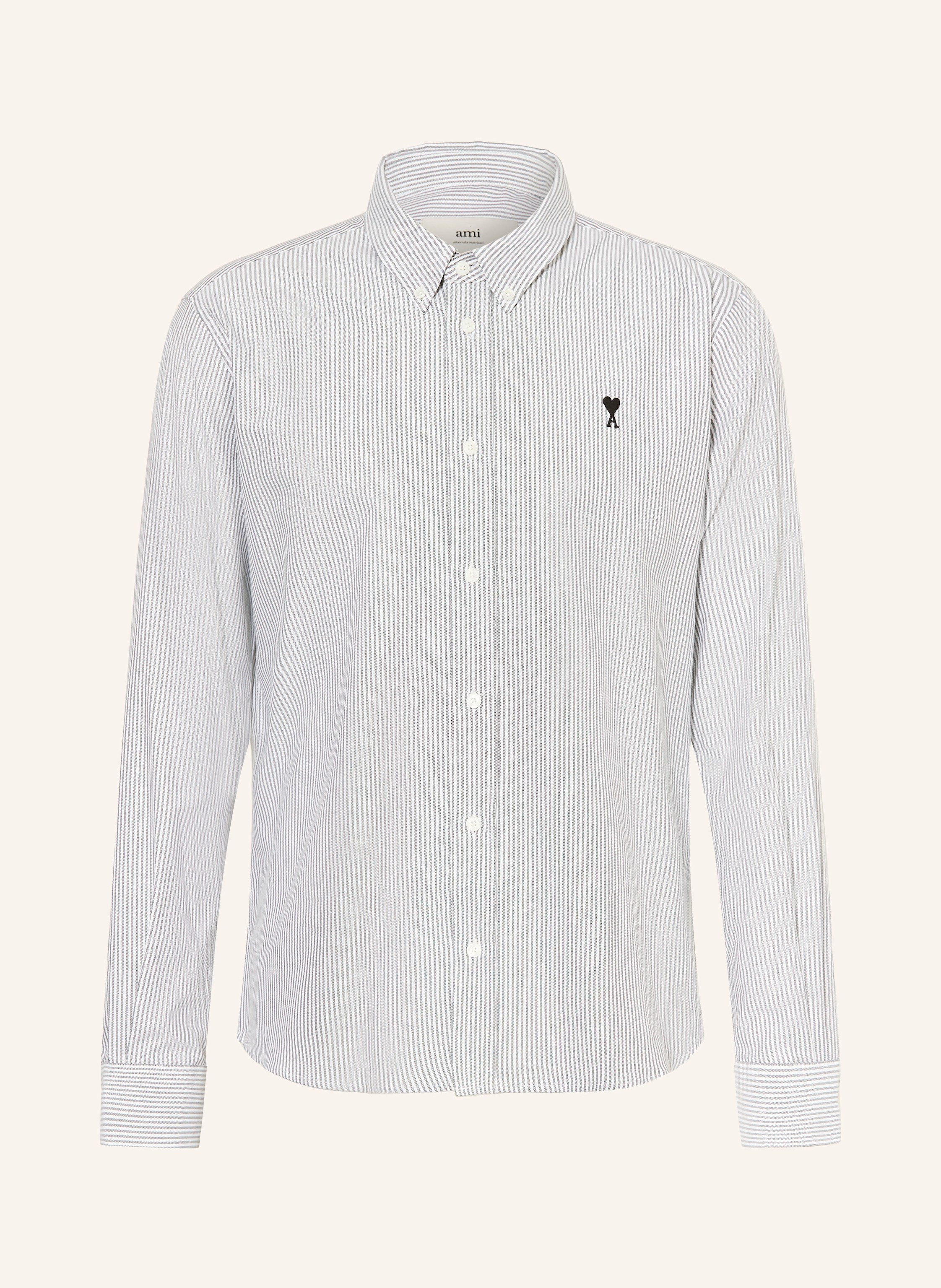 AMI Paris Ami Paris Hemd Classic Fit weiss in SCHWARZ / WEISS