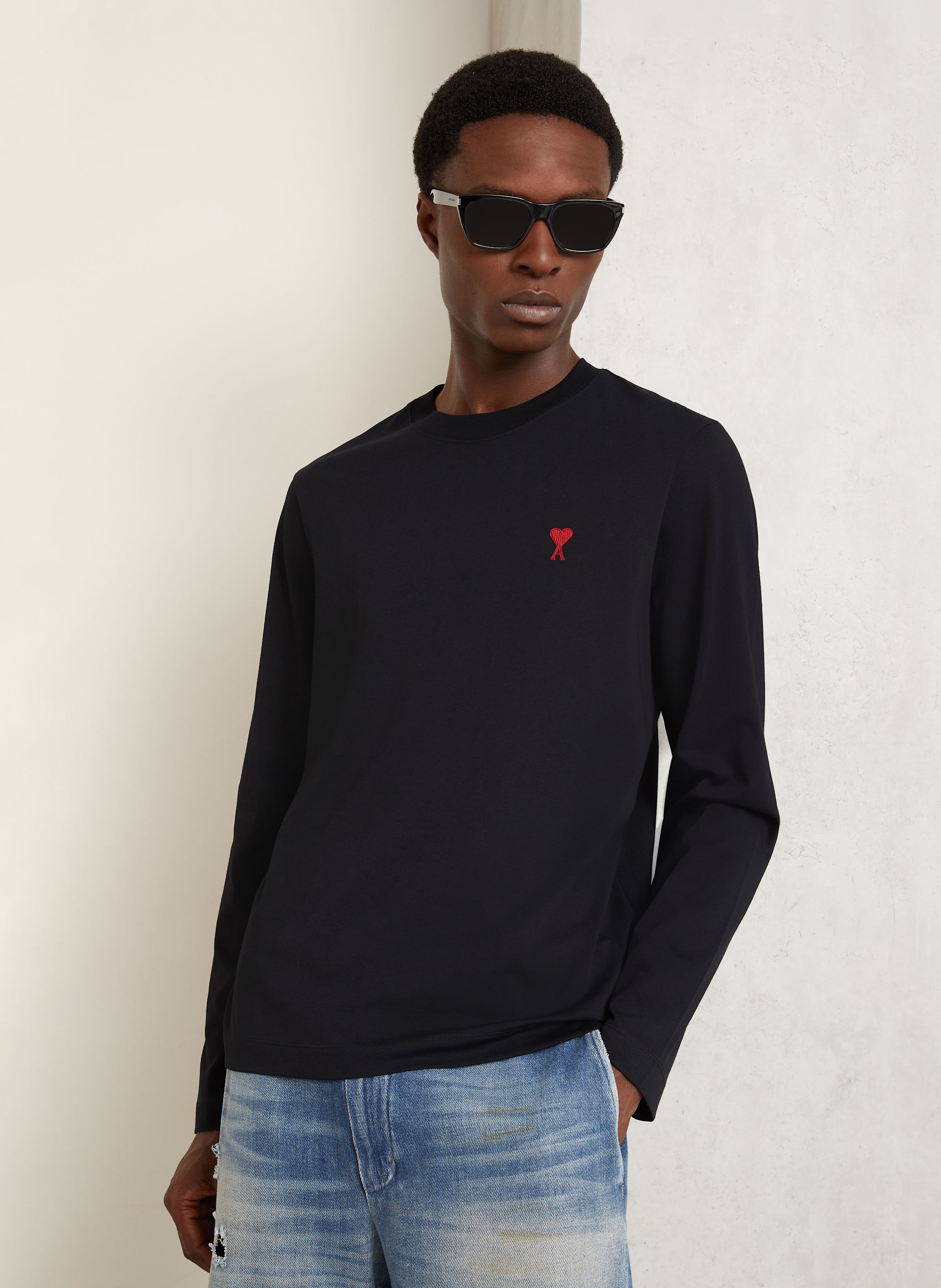 Thumbnail - Ami Paris Longsleeve schwarz