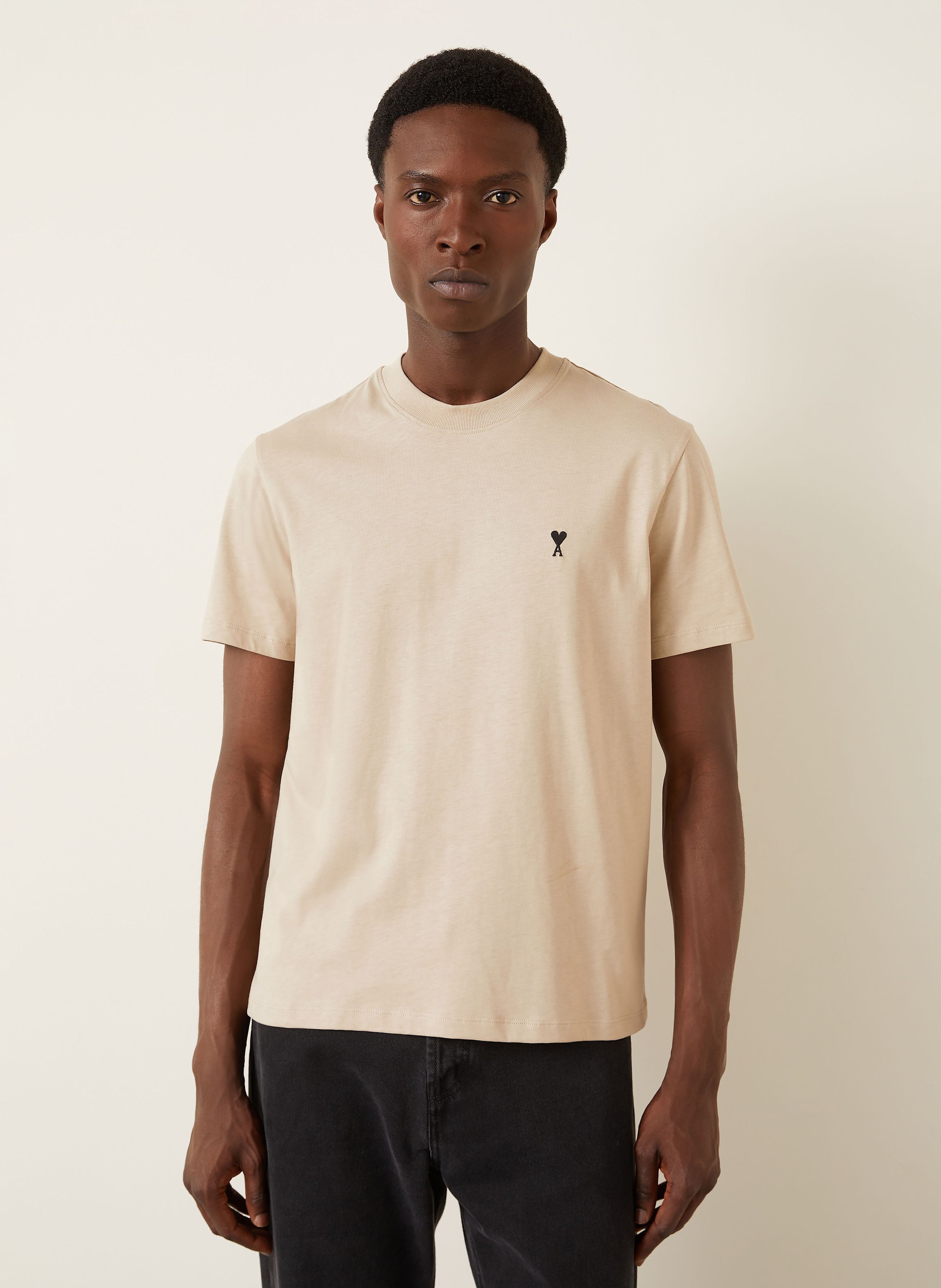 Thumbnail - Ami Paris T-Shirt beige