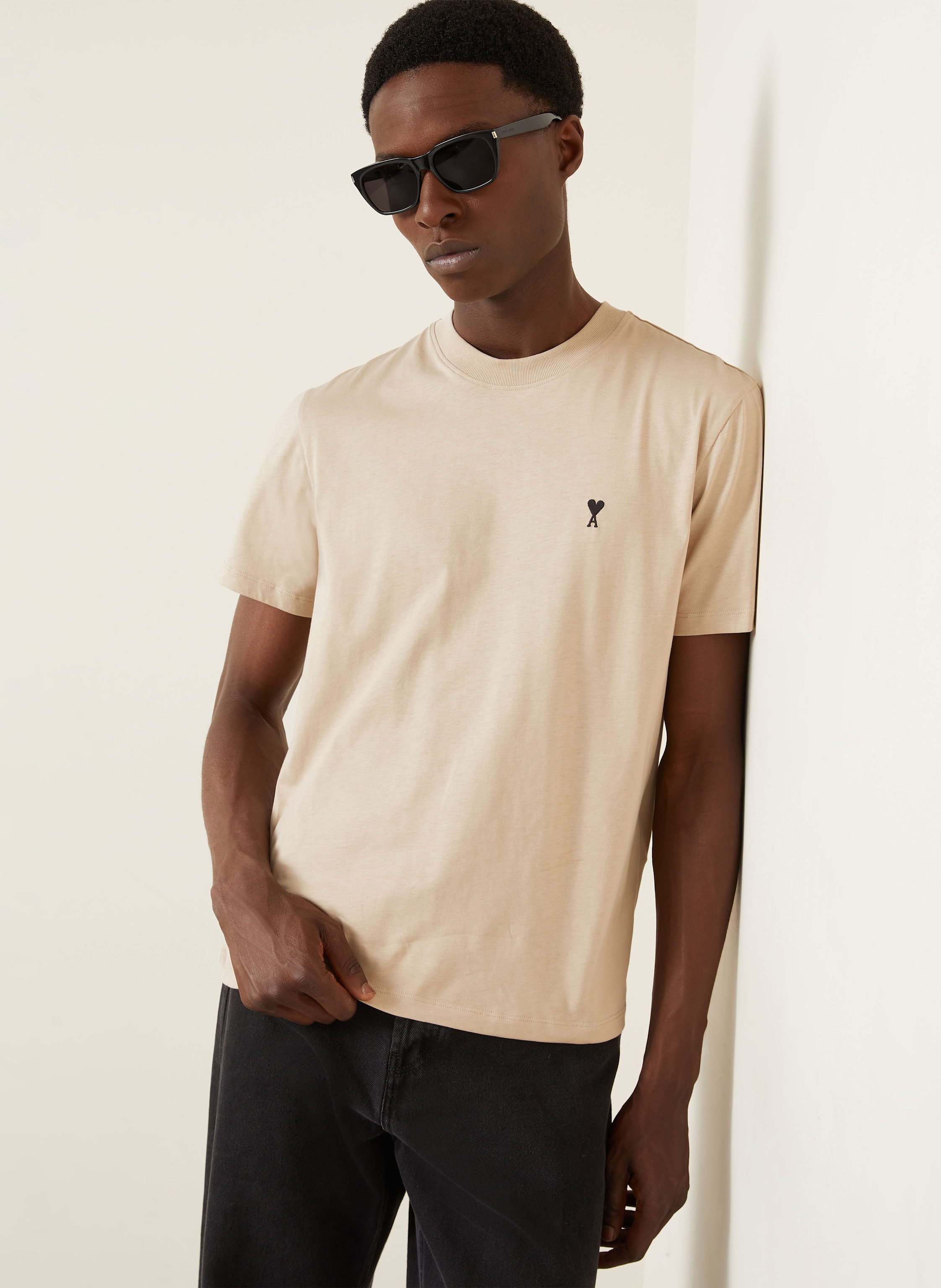 Thumbnail - Ami Paris T-Shirt beige