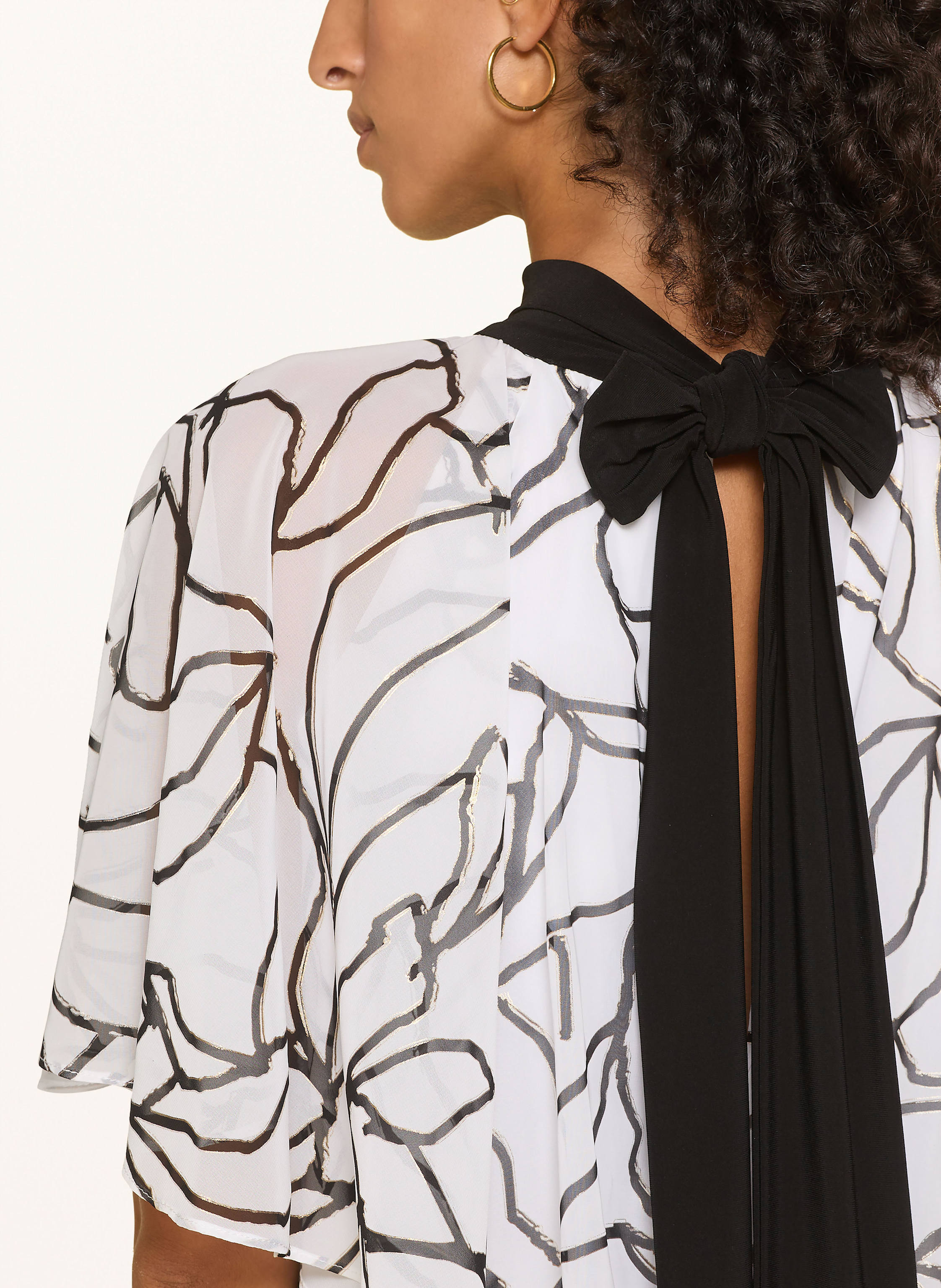 Thumbnail - Joseph Ribkoff Signature Jumpsuit Im Materialmix schwarz