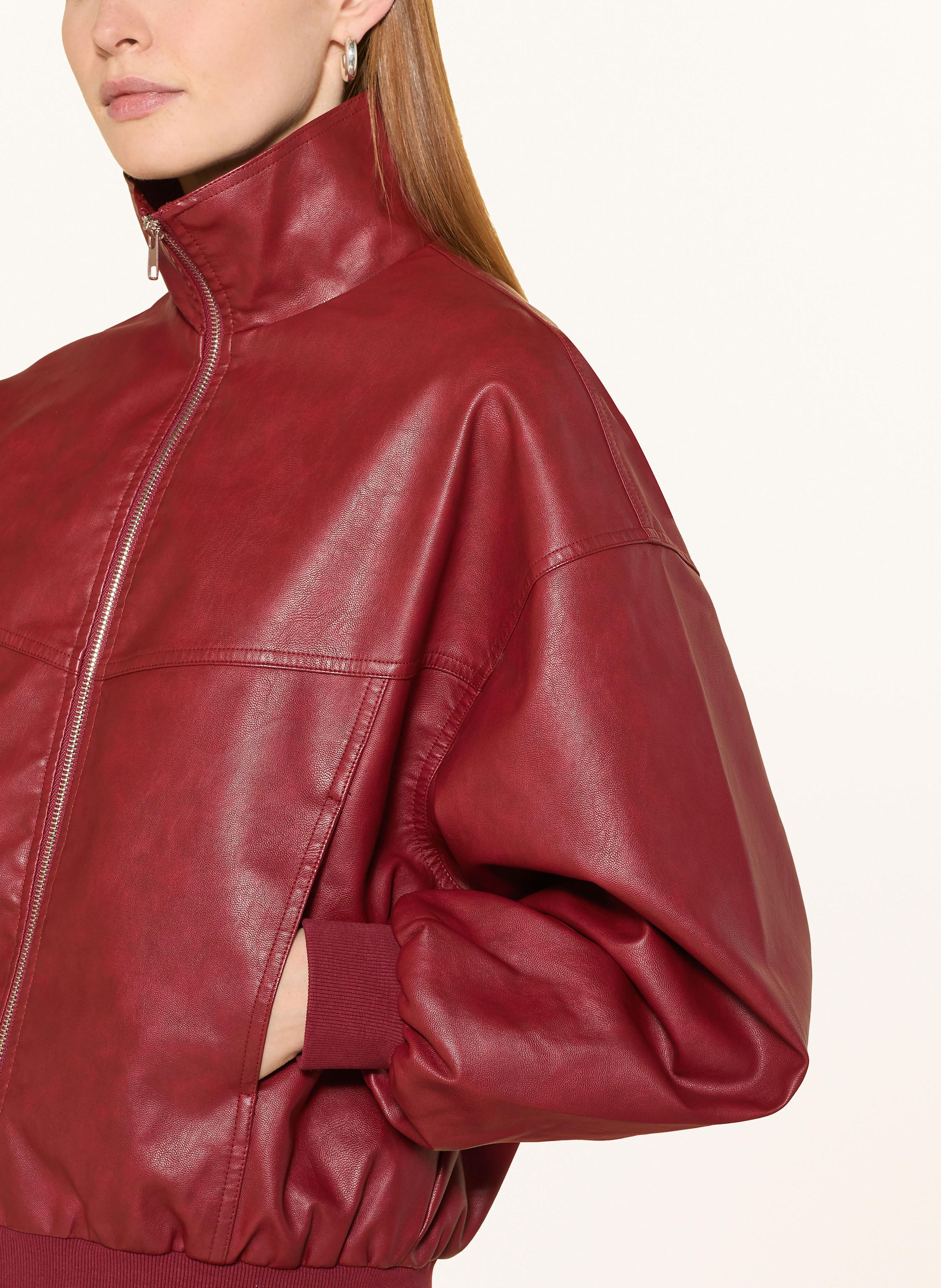 Thumbnail - Neo Noir Lederjacke Chandra rot