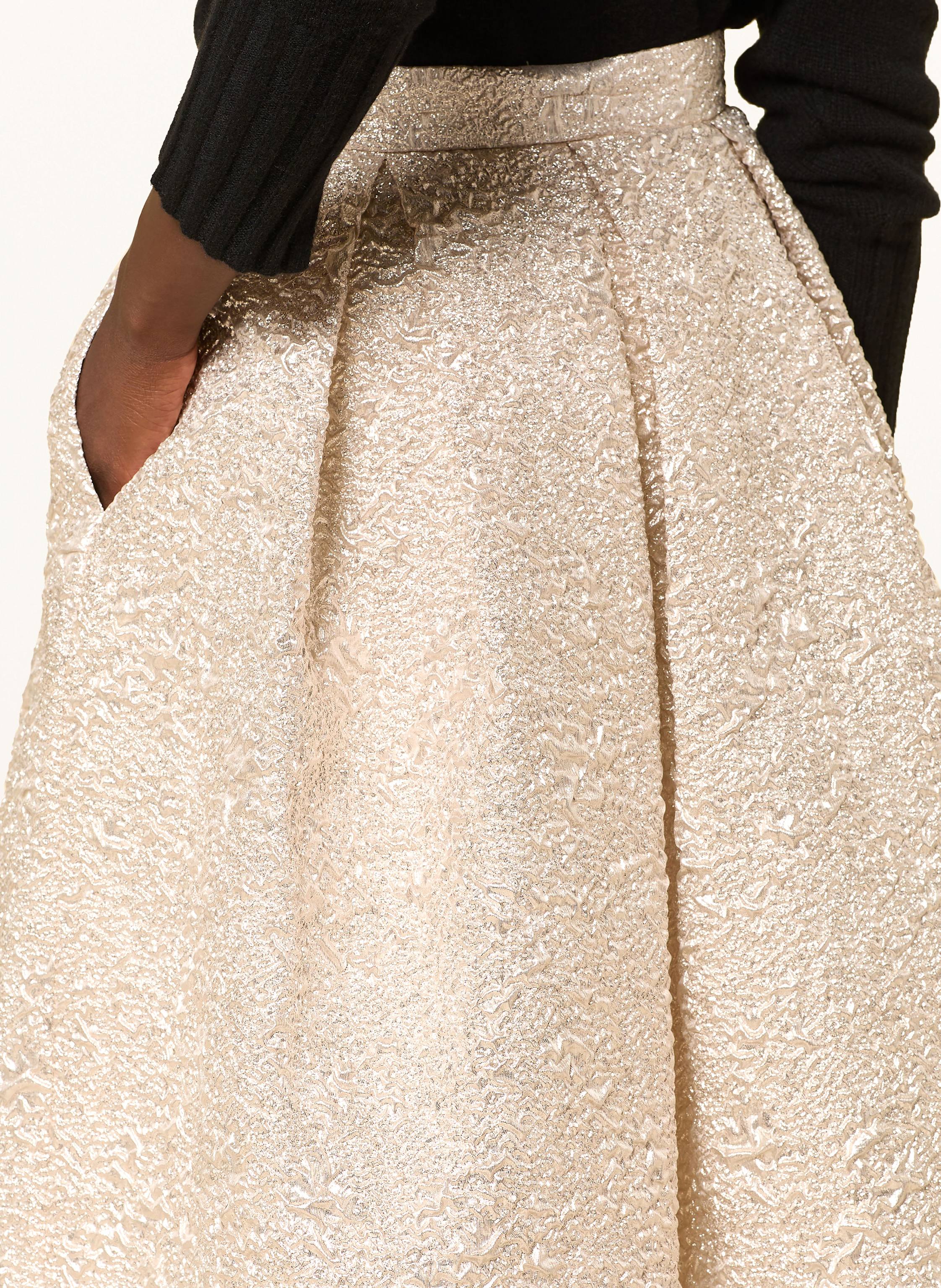 Thumbnail - Lunatica Milano Rock Mit Glanzgarn beige