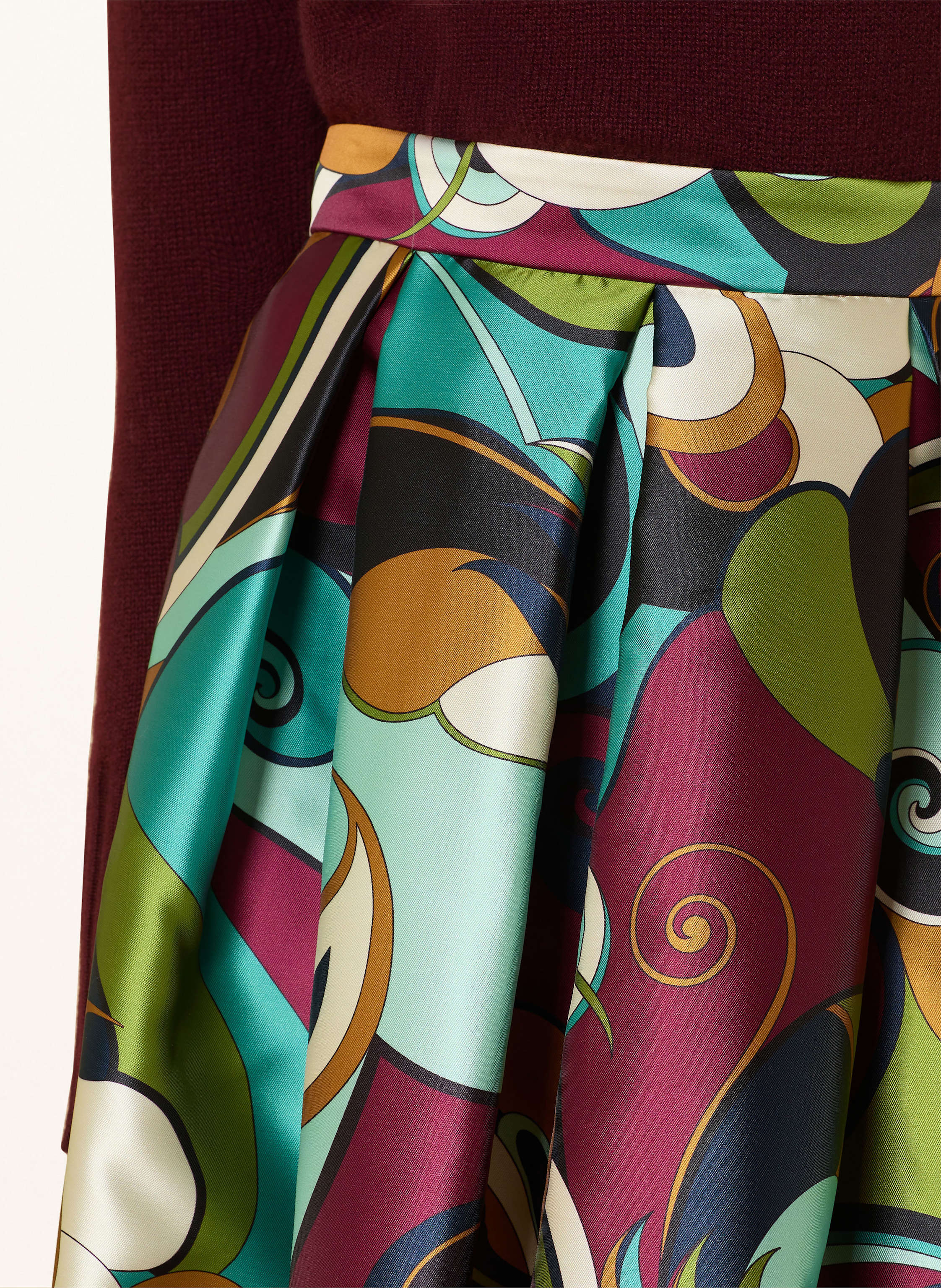 Thumbnail - Lunatica Milano Faltenrock blau