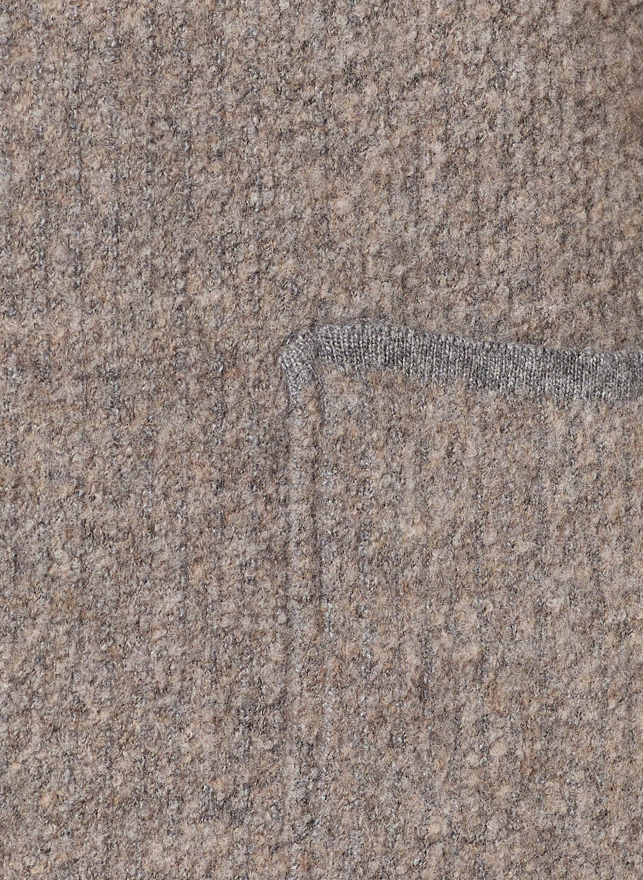 Thumbnail - Maurizio Baldassari Stricksakko Slim Fit Aus Bouclé grau