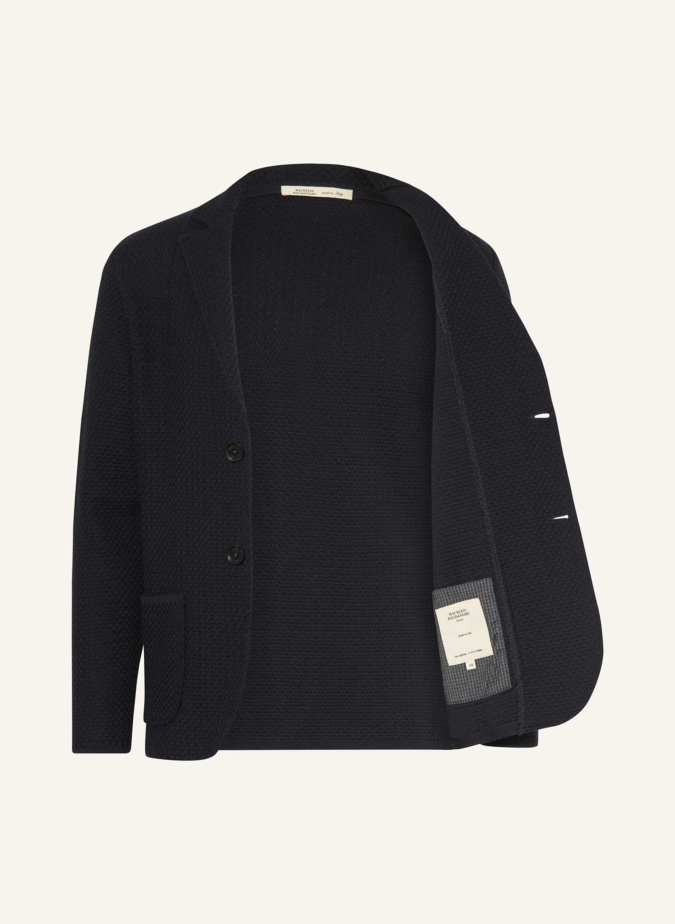 Thumbnail - Maurizio Baldassari Stricksakko San Marco Extra Slim Fit blau