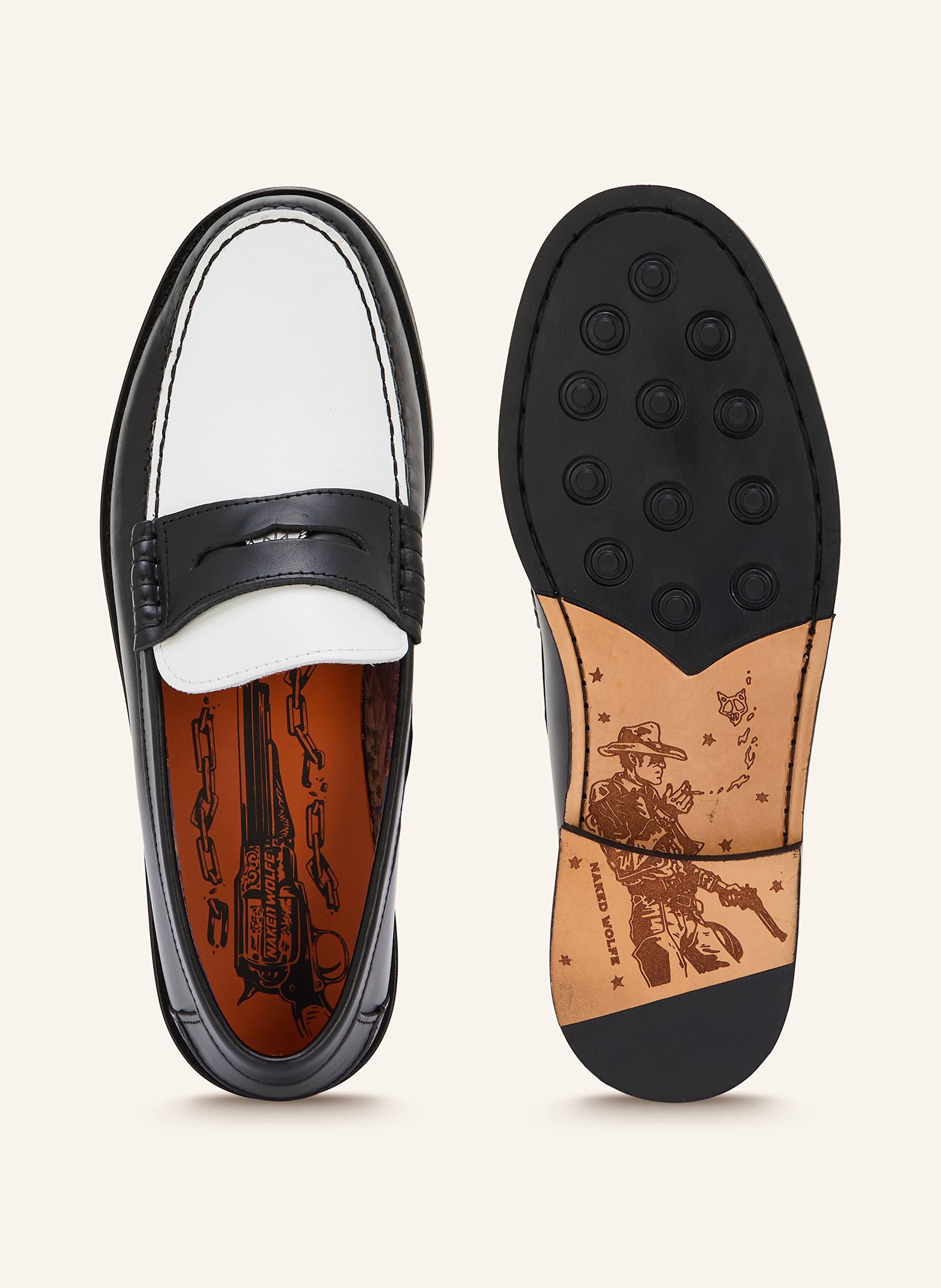 Thumbnail - Naked Wolfe Penny-Loafer Riviera schwarz
