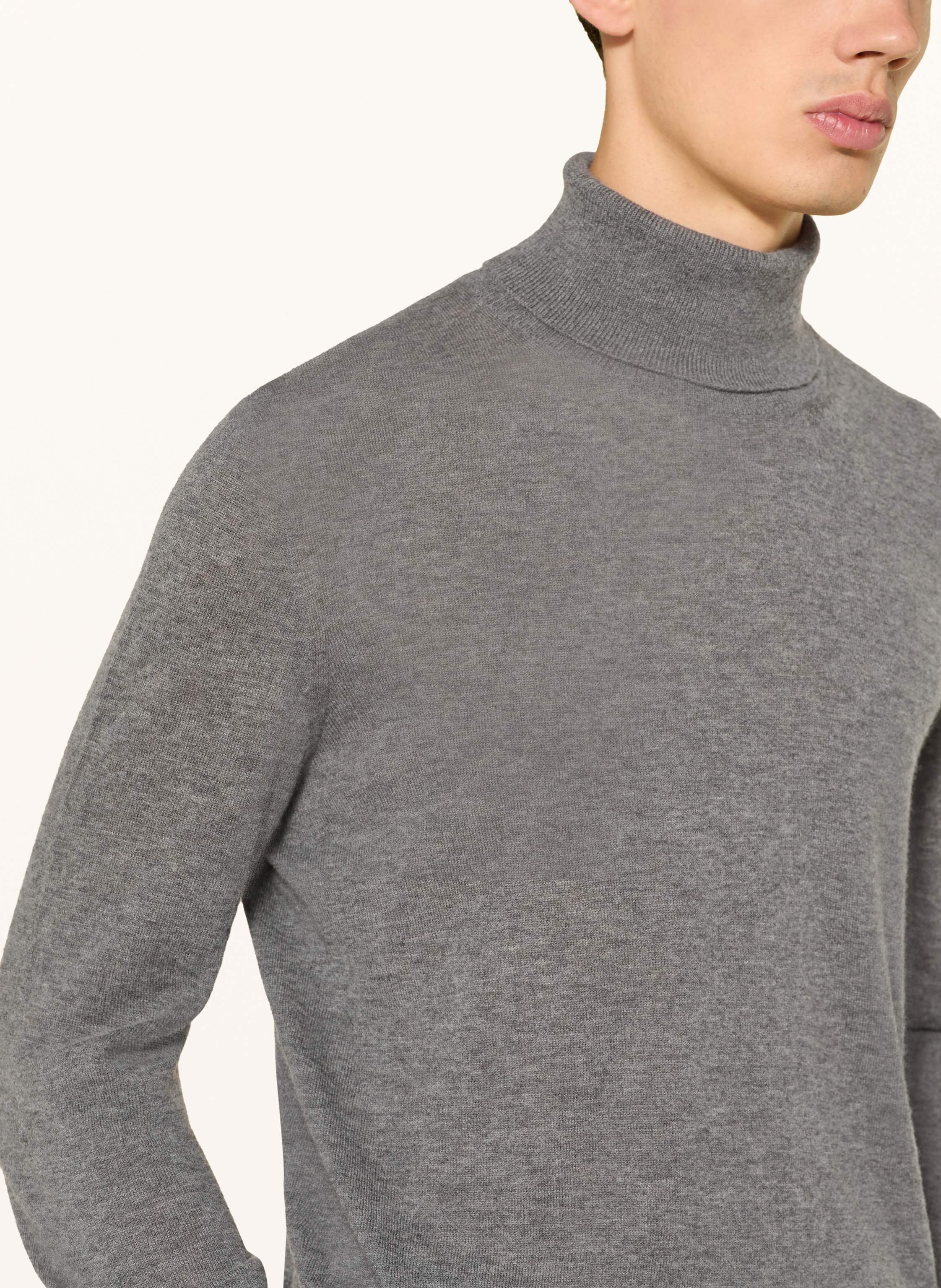 Thumbnail - Roberto Collina Rollkragenpullover Mit Cashmere grau