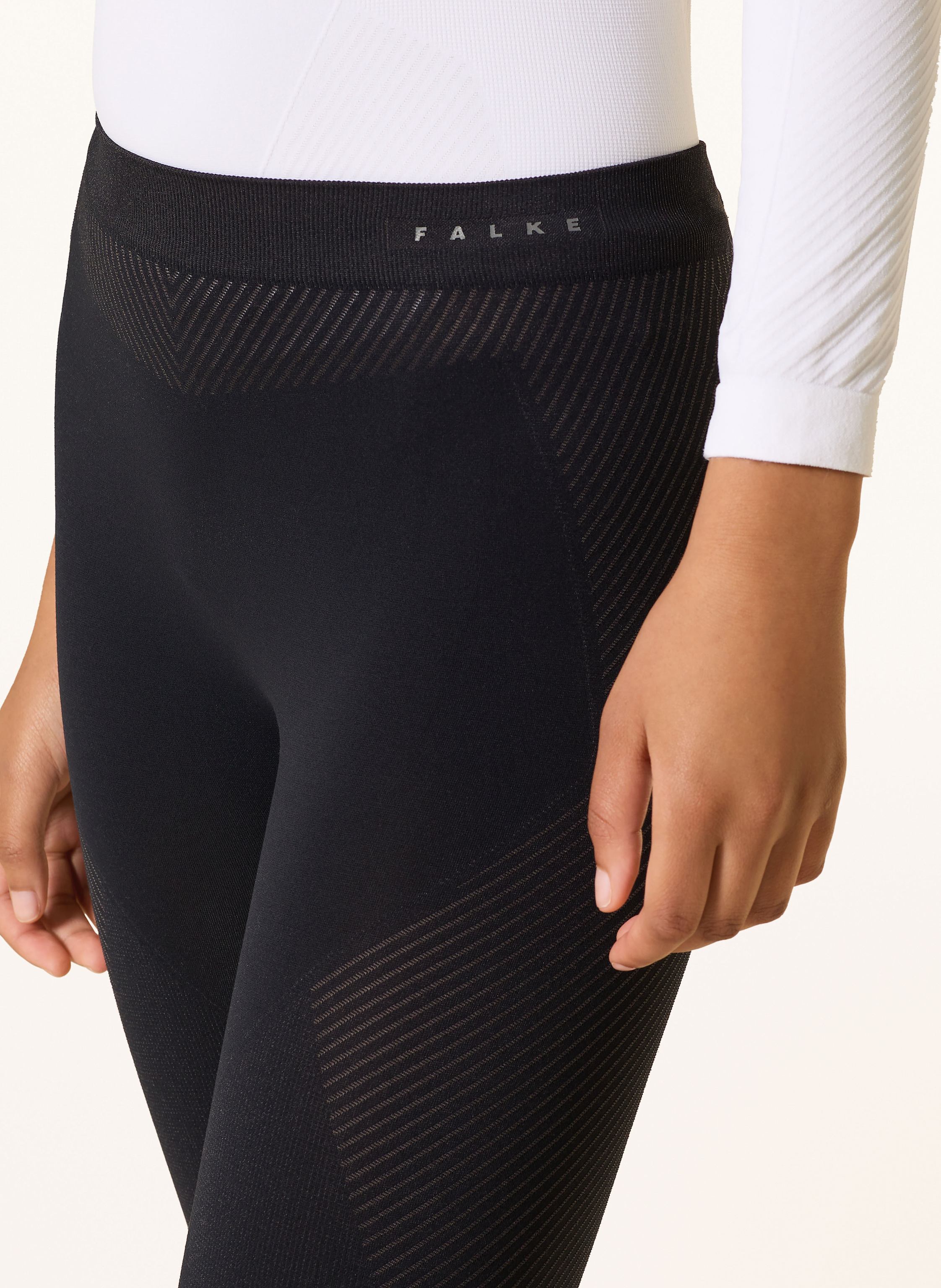 Thumbnail - Falke Funktionswäsche-Hose Warm Mit Verkürzter Beinlänge schwarz