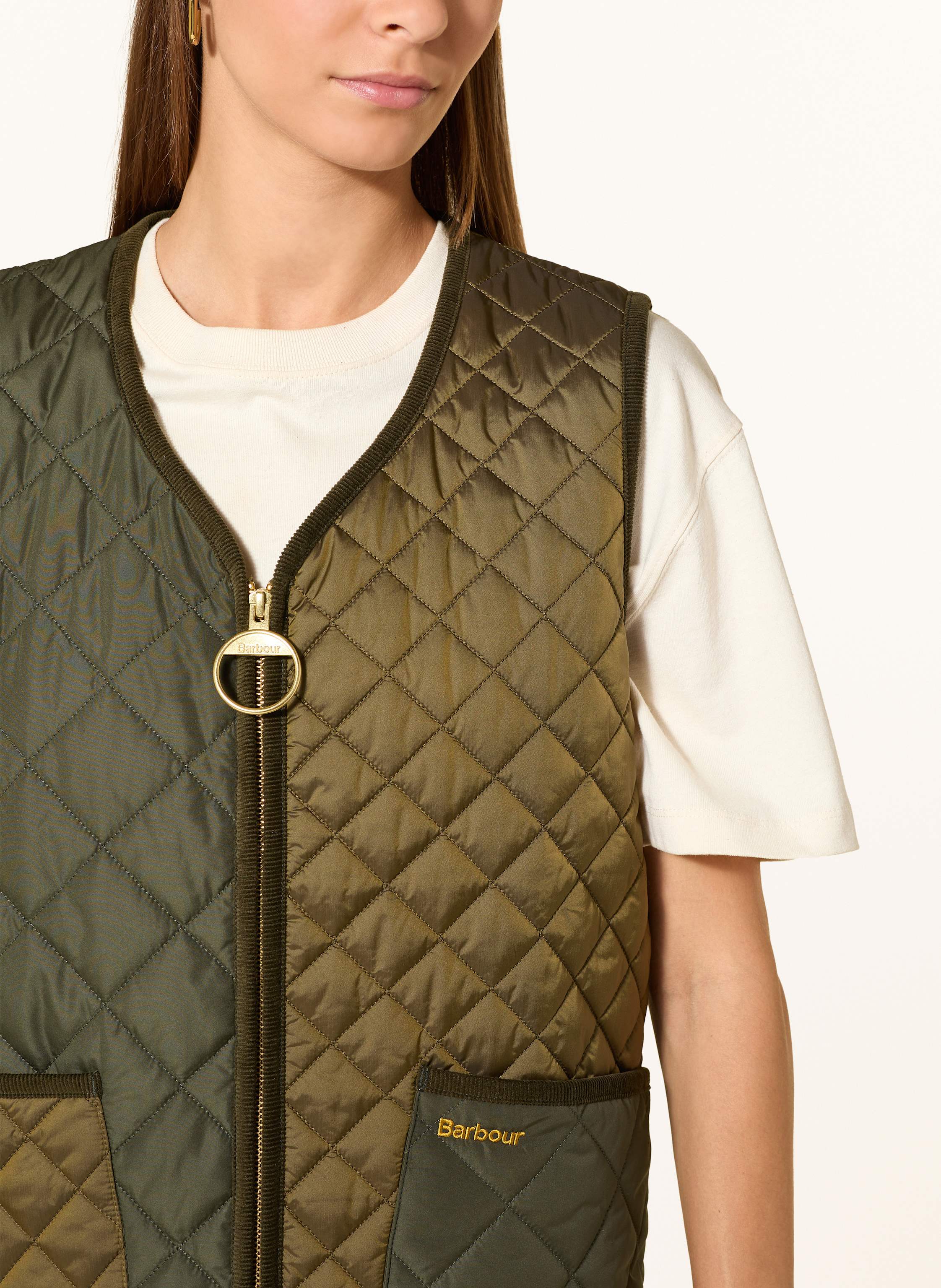 Thumbnail - Barbour Steppweste Heslerton Gile gruen